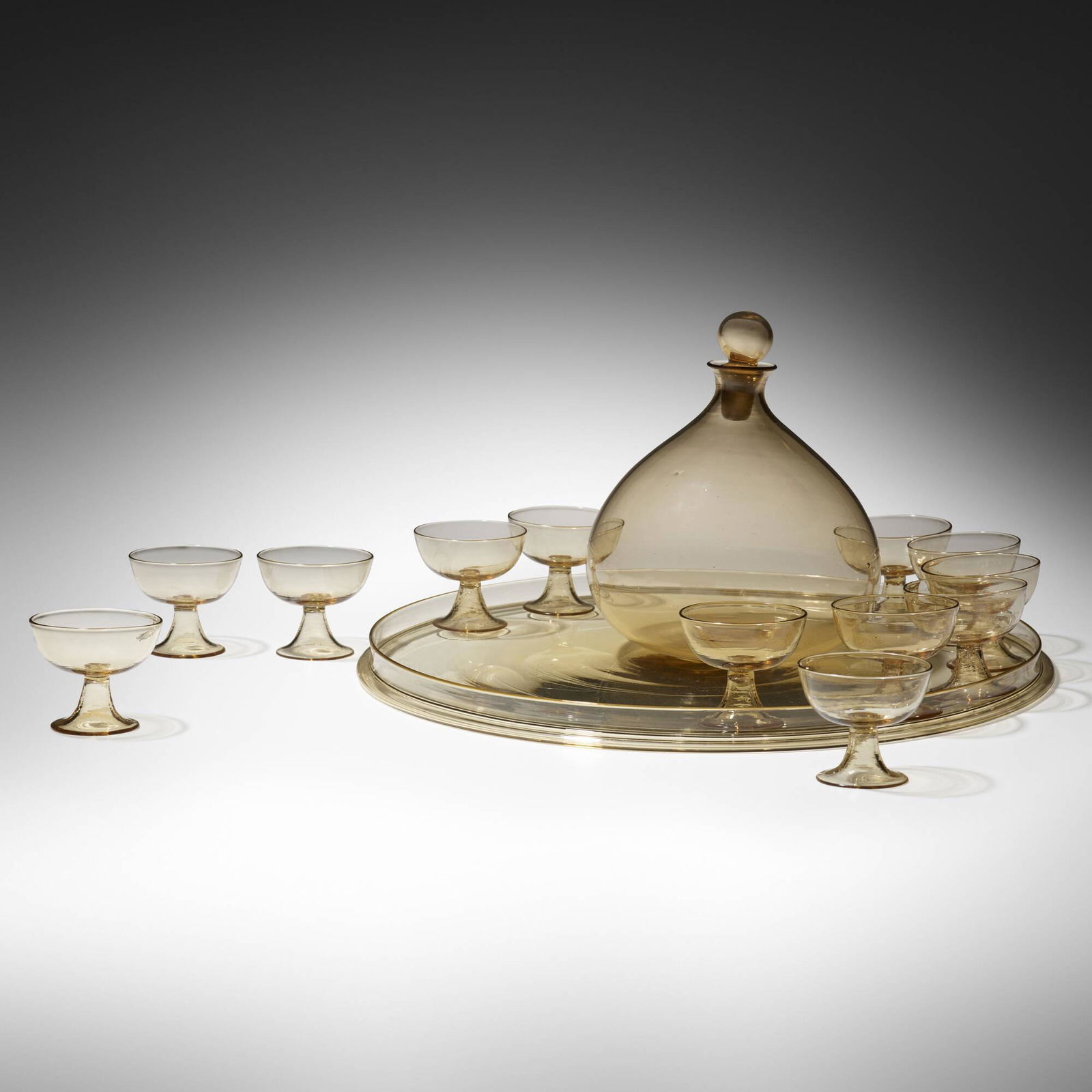 Murano, Tray with decanter and glasses (1 of 5)
