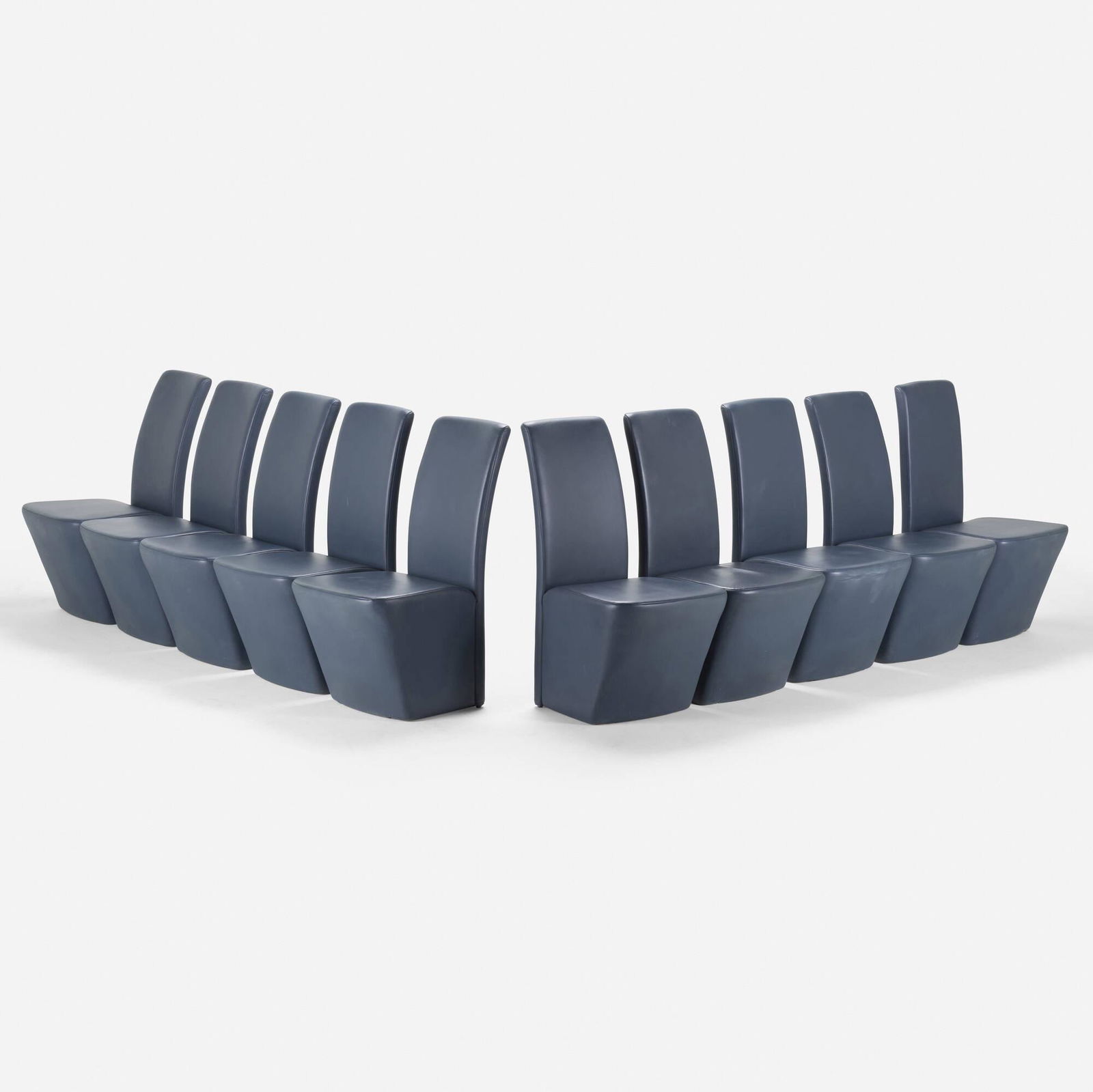 Eric Jourdain, Dining chairs, set of ten (1 of 5)