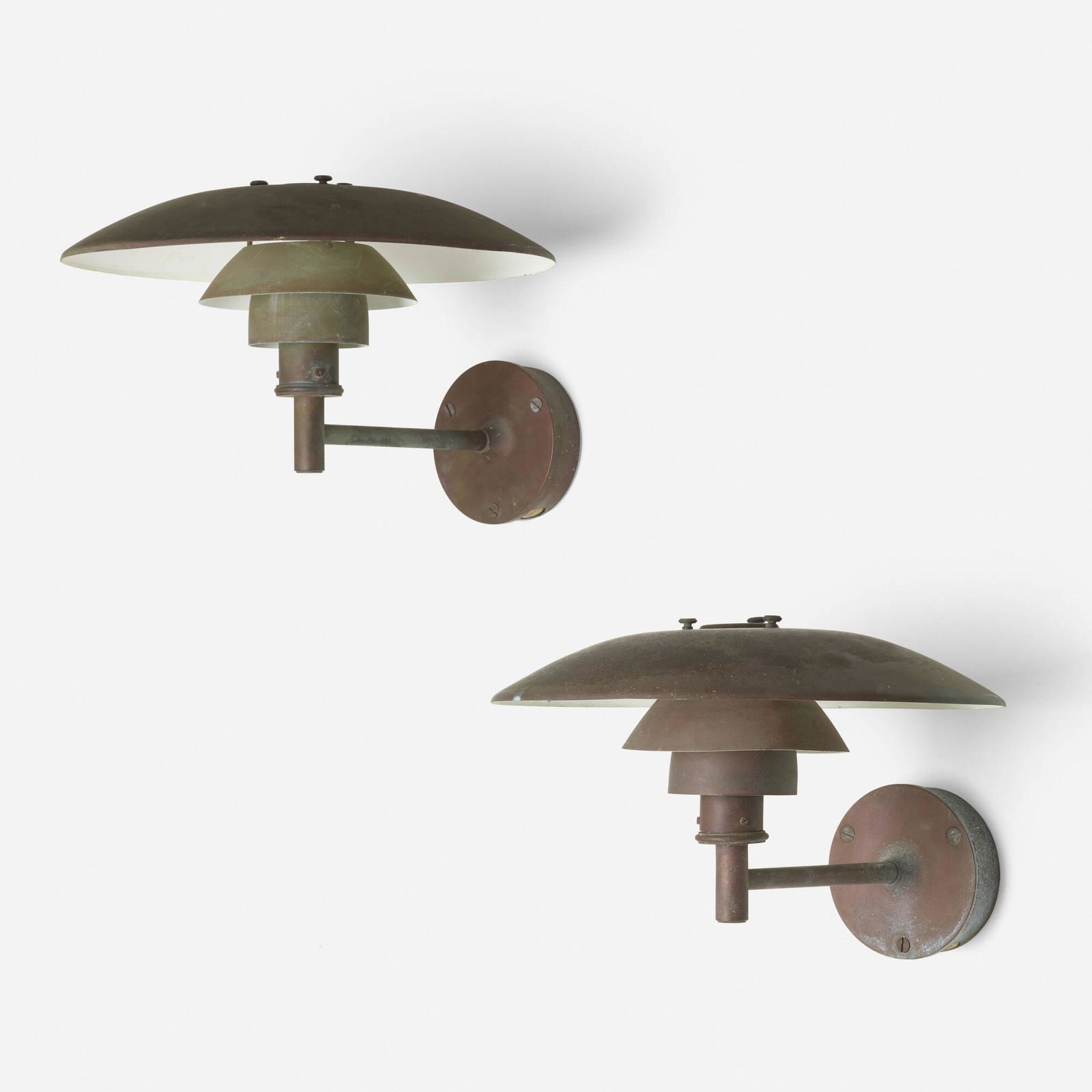 Poul Henningsen, PH 4/3 wall lamps, pair (1 of 3)