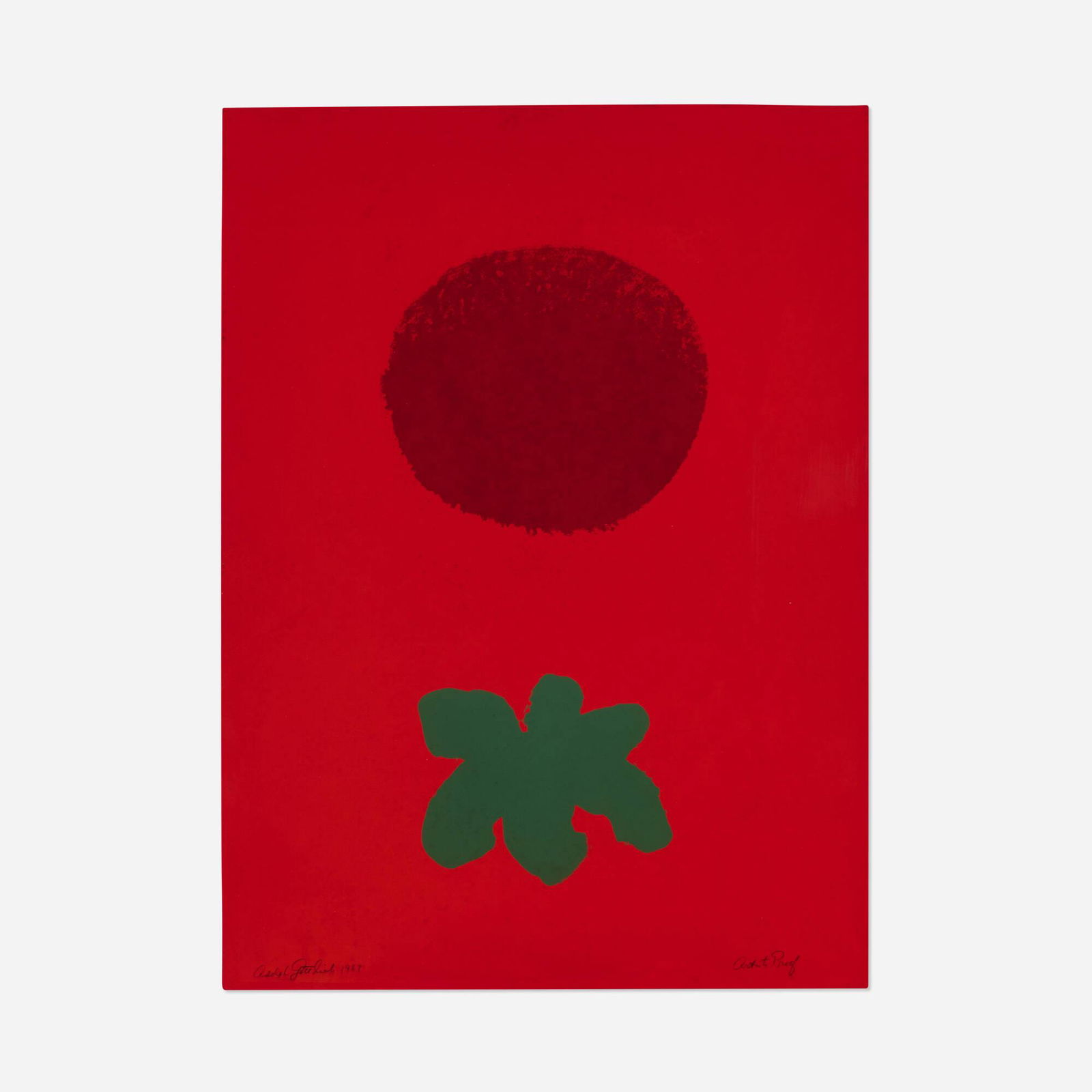 Adolph Gottlieb, Red Ground (1 of 4)