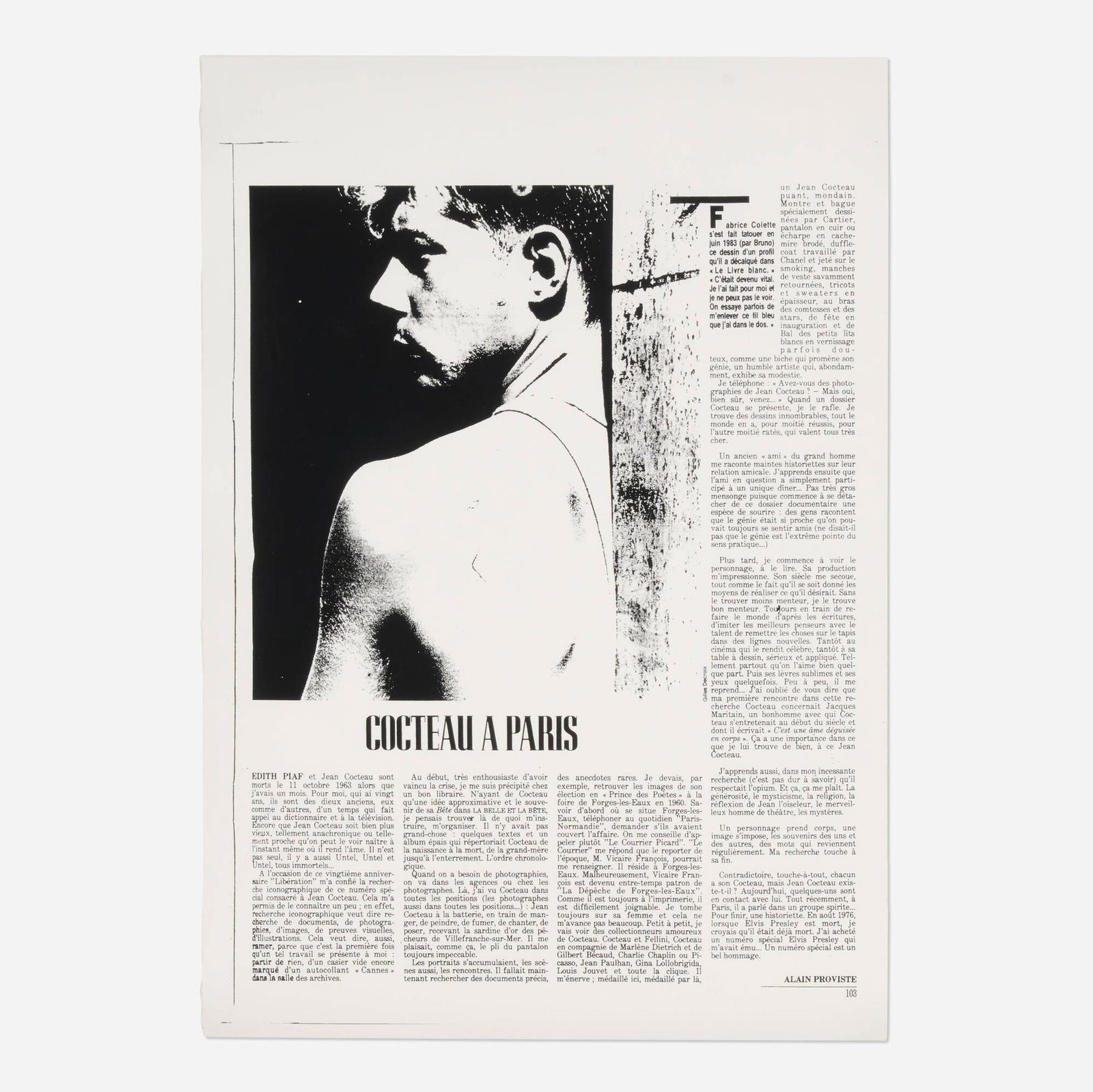 Lars Laumann, Hatful of Cocteau (1 of 4)