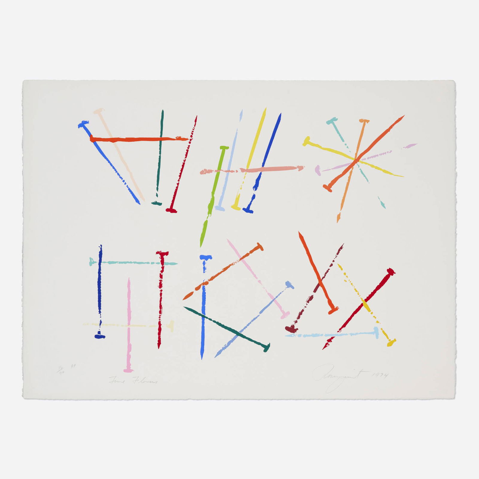 James Rosenquist, Time Flowers (1 of 3)