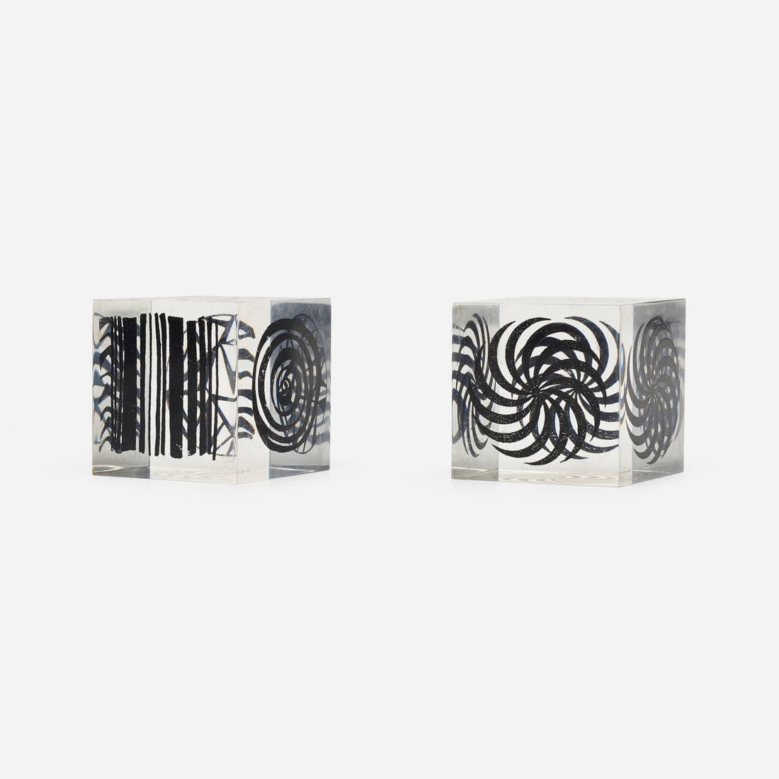 In the manner of Enzo Mari, Cubos, set of two (1 of 3)