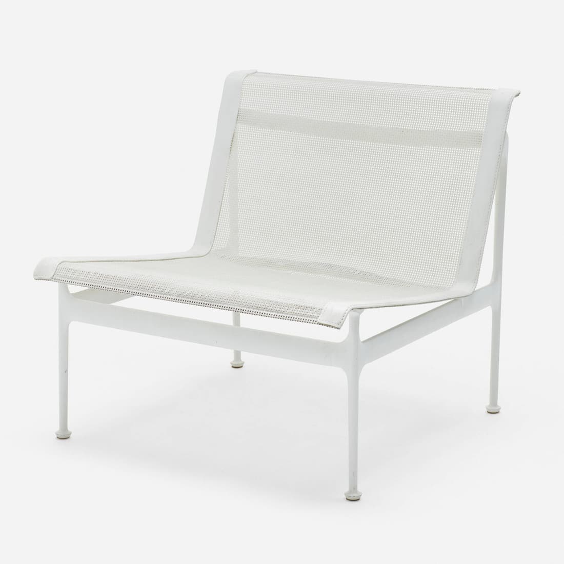 Richard Schultz, Prototype Swell lounge chair: Richard Schultz Prototype Swell lounge chair Richard Schultz Design, Inc.USA, c. 2005powder-coated aluminum, nylon, vinyl 29.5 h x 30 w x 32 d in (75 x 76 x 81 cm) The Swell chair was de