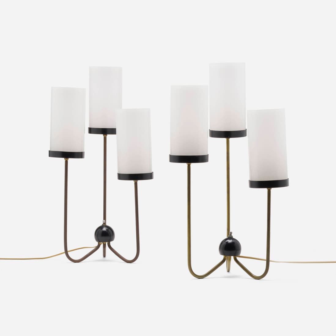 In the manner of Kurt Versen, Table lamps, pair (1 of 2)