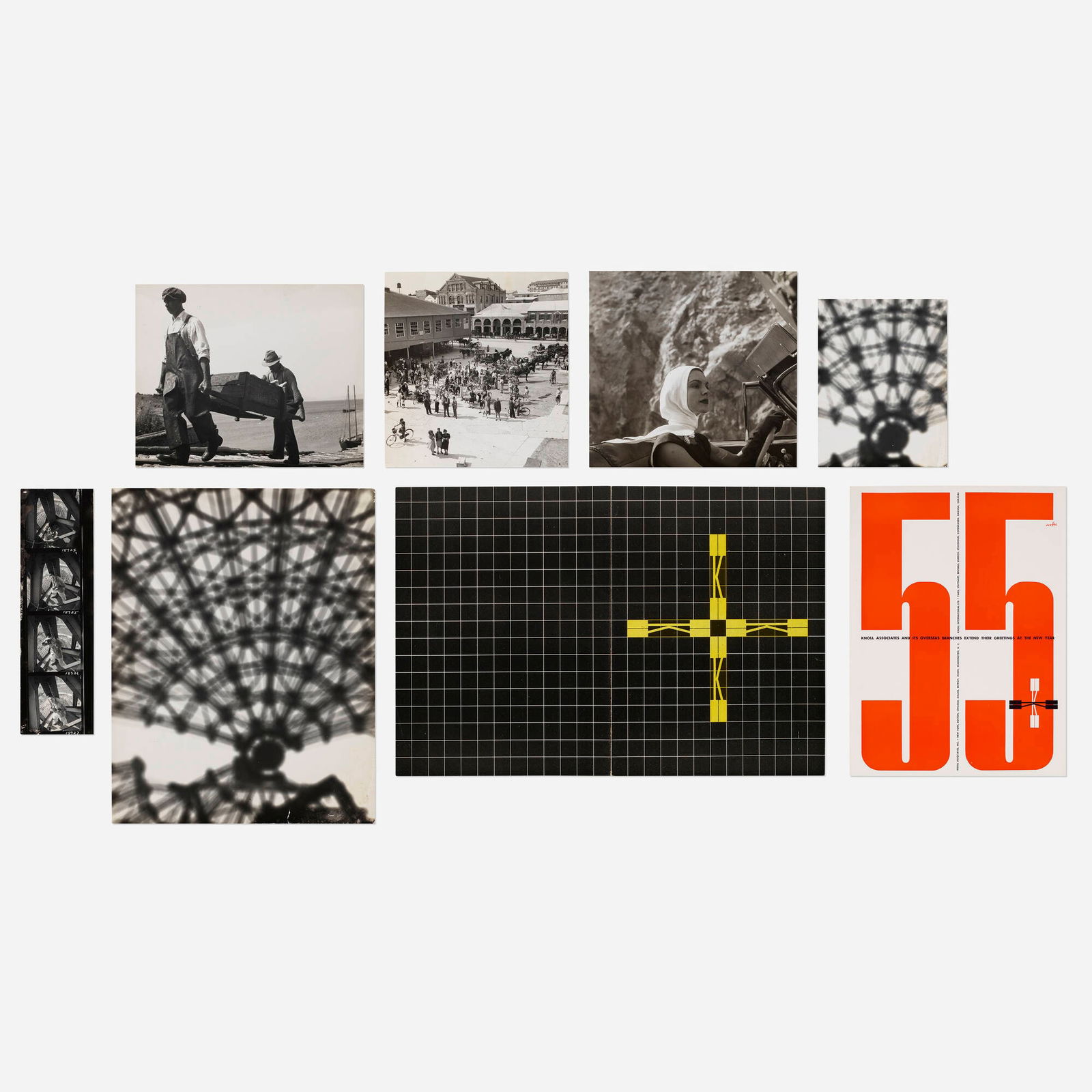 Herbert Matter, Photographs and ephemera: Herbert Matter Photograph and ephemera collection c. 1937-c. 1955offset lithograph, photographs largest: 13.875 h x 11.125 w in (35 x 28 cm) smallest: 6.875 h x 5.375 w in (17 x 14 cm) Coll