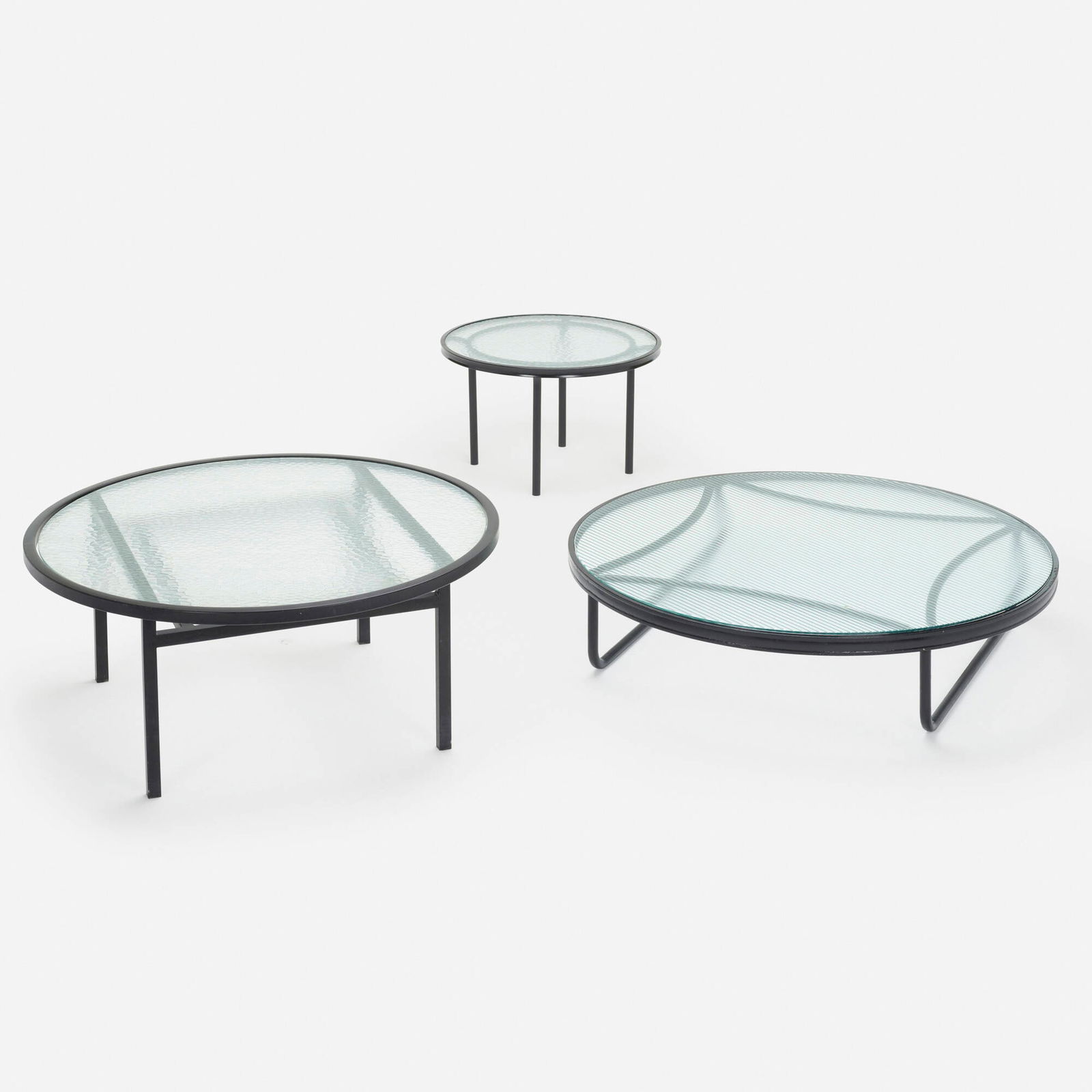 Modern, Patio tables, set of three (1 of 4)