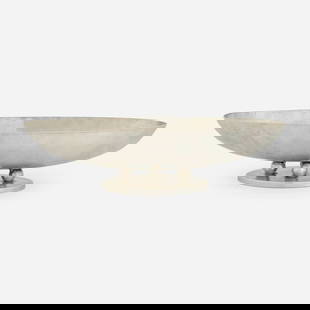 Palmer Smith, Centerpiece: Palmer Smith Centerpiece USA, c. 1935hand-hammered aluminum 5.75 h x 22.75 w x 8.5 d in (15 x 58 x 22 cm) Impressed manufacturer's mark to underside 'Palmer Smith'. This wo