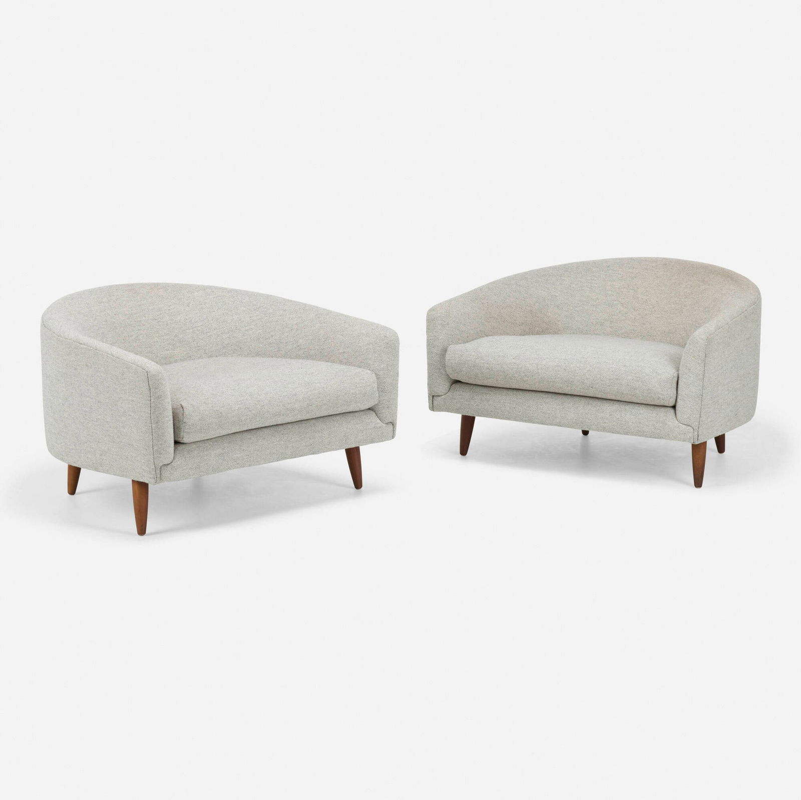 Adrian Pearsall, Lounge chairs model 2470C, pair (1 of 3)