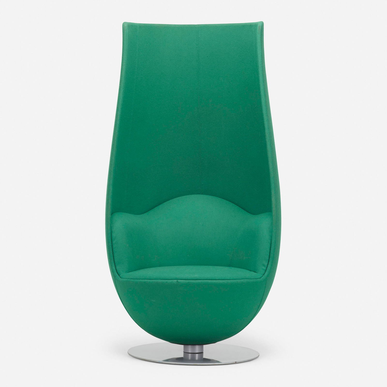 Marcel Wanders, Tulip lounge chair: Marcel Wanders Tulip lounge chair CappelliniThe Netherlands / Italy, 2010cotton upholstery, enameled steel 64 h x 34 w x 34 d in (163 x 86 x 86 cm) Provenance: Private C