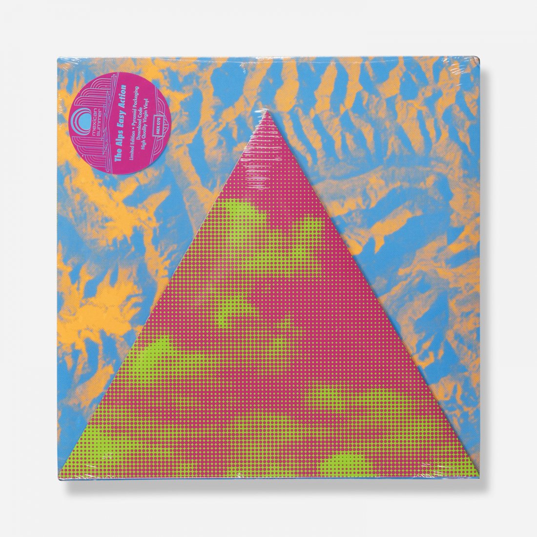 Tauba Auerbach The Alps/Easy Action LP: Tauba Auerbach The Alps/Easy Action LP USA, 2011 paper, vinyl 12.25 h x 12.25 w inches