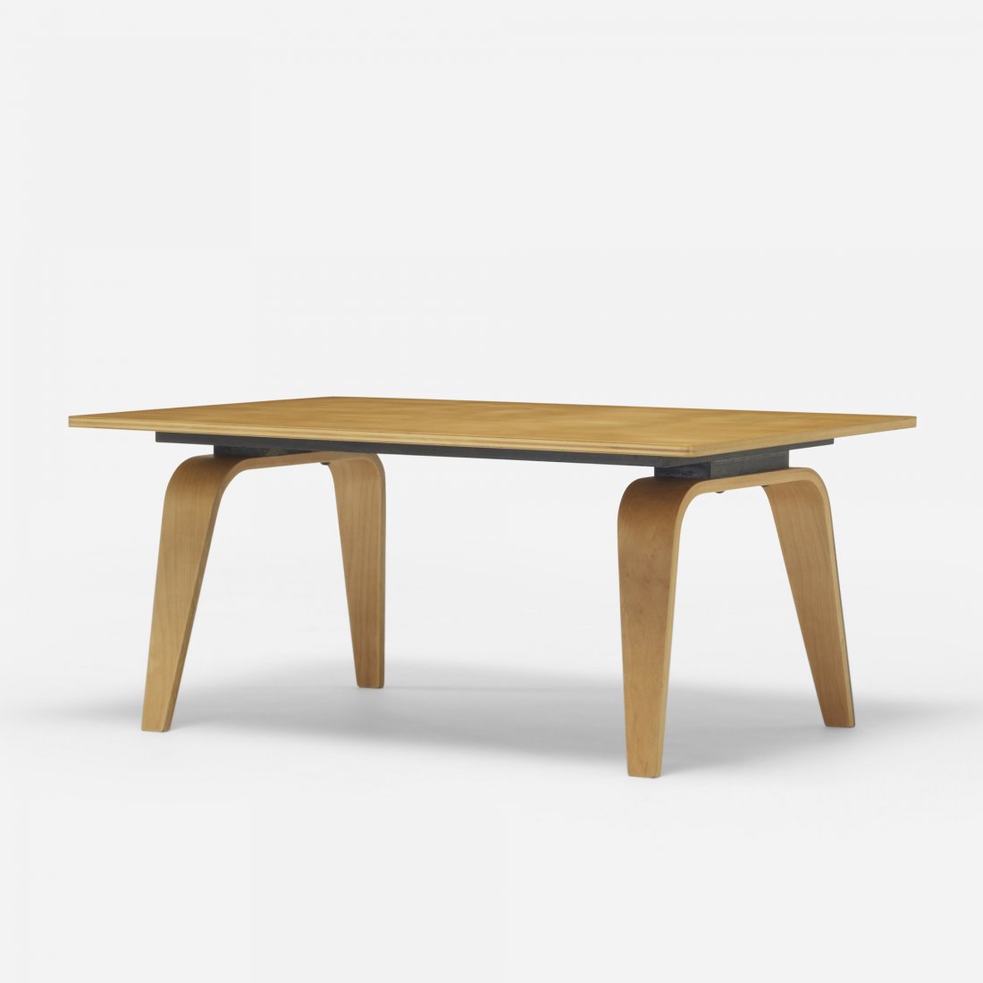 Charles and Ray Eames CTW-1: Charles and Ray Eames CTW-1 Herman Miller USA, 1946 birch plywood, lacquered wood, steel 35 w x 24 d x 15.5 h inches Literature: Eames Design: The Work of the Office of Charles and Ray Eames, Neuhart,