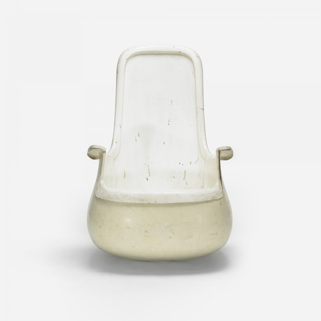 Marc Held Culbuto chair: Marc Held Culbuto chair Knoll International France, 1967 lacquered fiberglass 29.5 w x 34 d x 44 h inches Literature: Op to Pop: Furniture of the 1960s, Greenberg, pg. 43