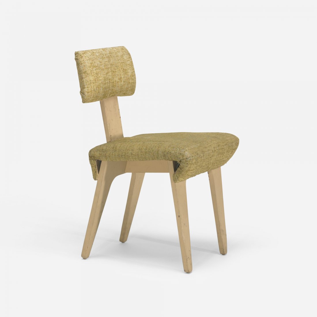 Nathan Lerner chair: Nathan Lerner chair USA, c. 1945 lacquered plywood, upholstery 16.5 w x 19 d x 29.75 h inches