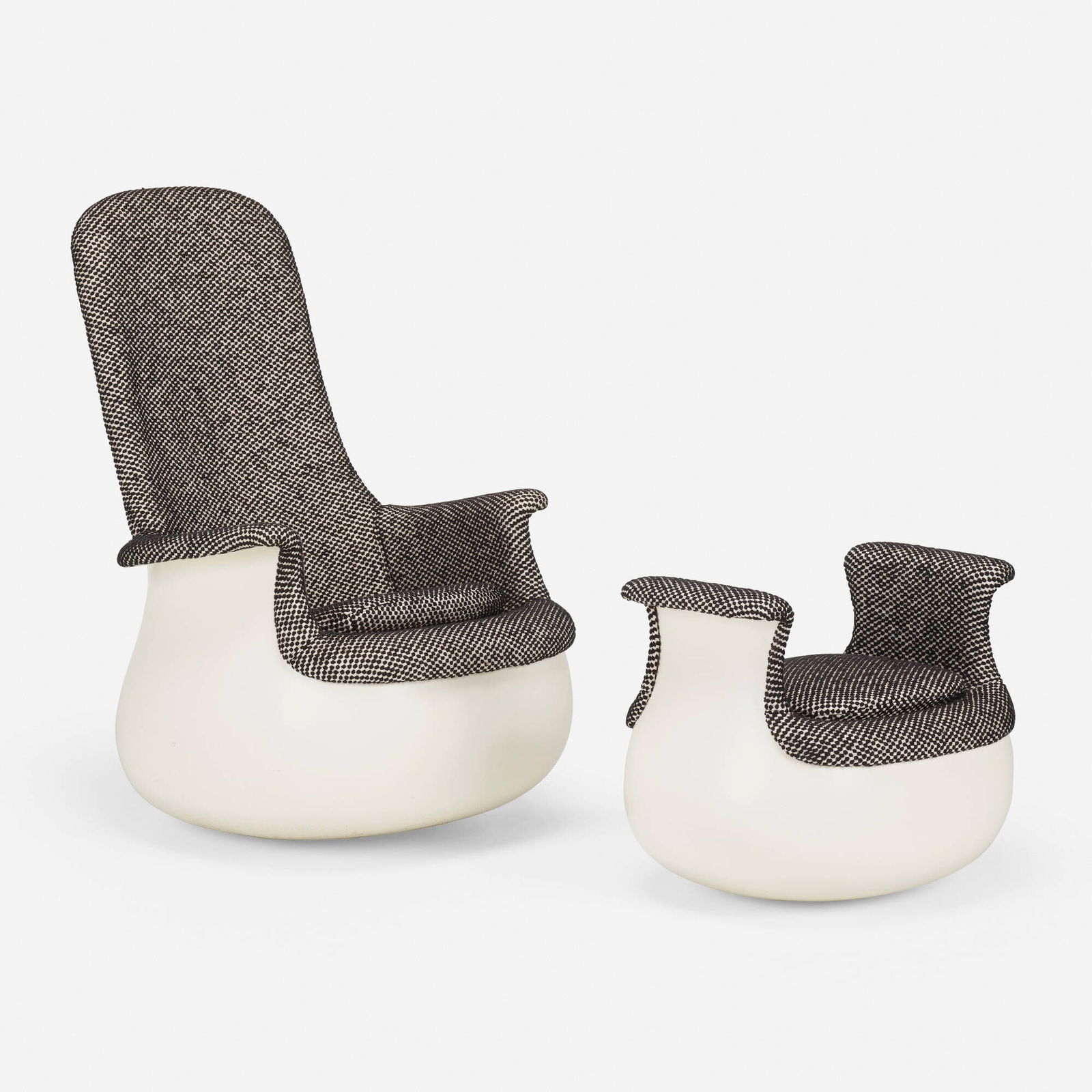 Marc Held, Culbuto chair and ottoman (1 of 5)