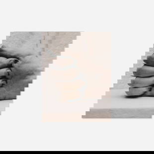 Robert Mapplethorpe, Hand: Robert Mapplethorpe Hand c. 1973Polaroid image: 4.5 h x 3.5 w in (11 x 9 cm) sheet: 5.125 h x 4 w in (13 x 10 cm) This work is being sold to benefit the Louise Fishman Foundation.
