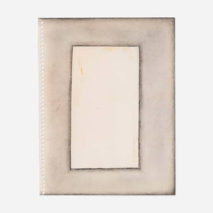 Adrian Piper, Drawings About Paper: Adrian Piper Drawings About Paper and Writing About Words #5 1967graphite on paper This work is being sold to benefit the Louise Fishman Foundation. Signed, titled and dated to label to ve