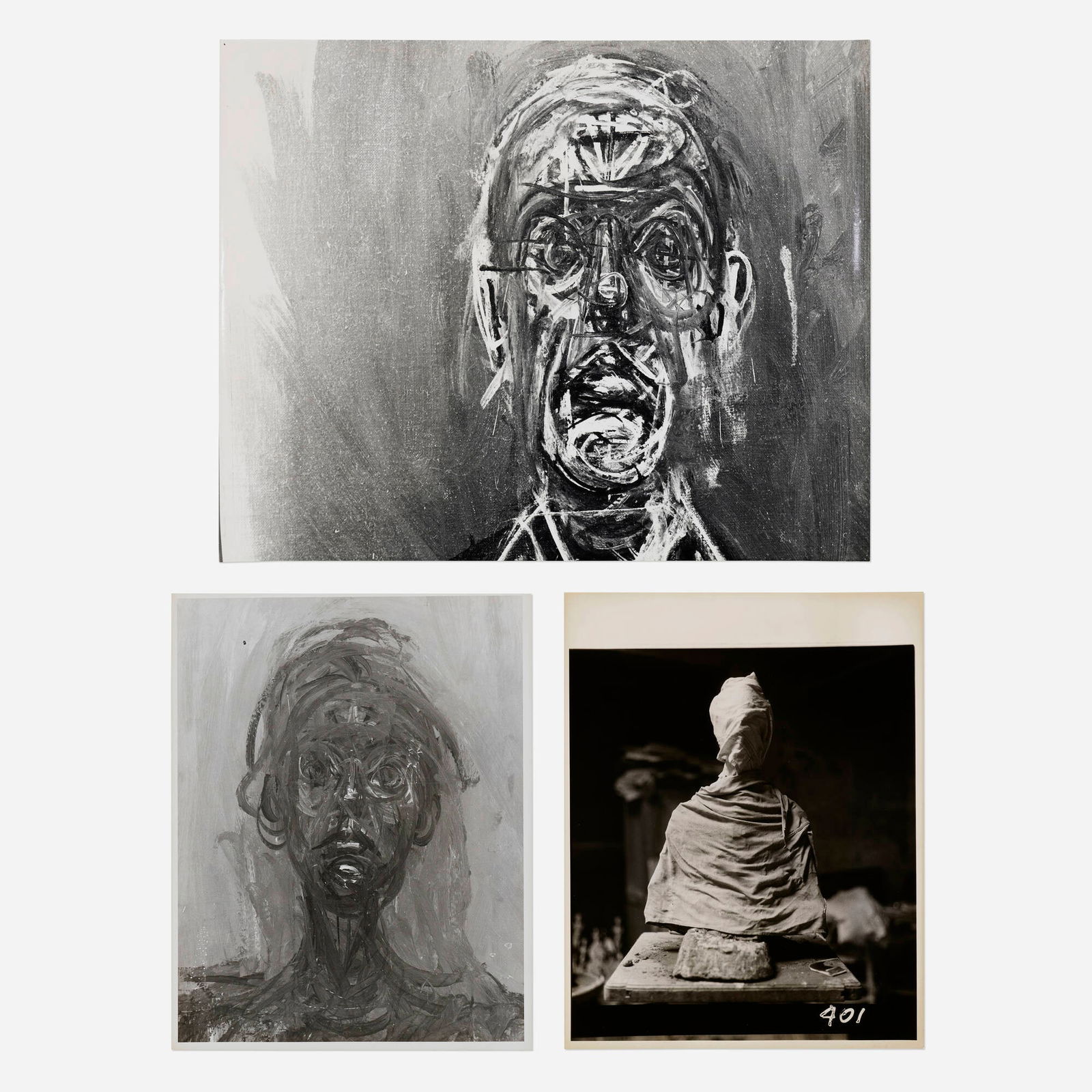 Herbert Matter, Untitled (three works): Herbert Matter Untitled (three works) silver gelatin print 15.875 h x 19.875 w in (40 x 50 cm) 14 h x 11 w in (36 x 28 cm) 14 h x 11 w in (36 x 28 cm) Artist's stamp to verso of each work.