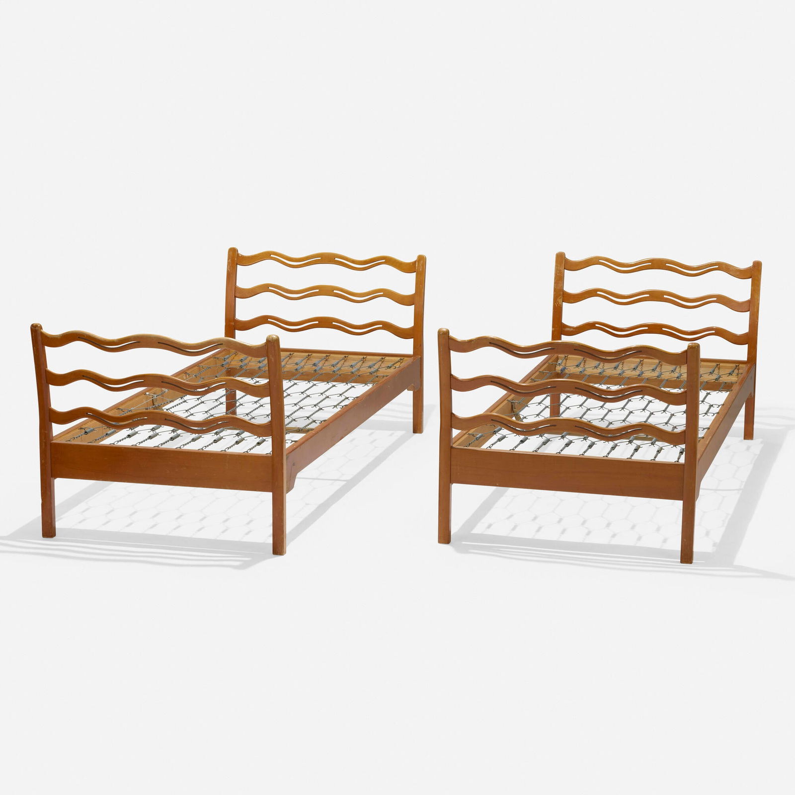 Ole Wanscher, Twin-size bedframes, pair (1 of 4)