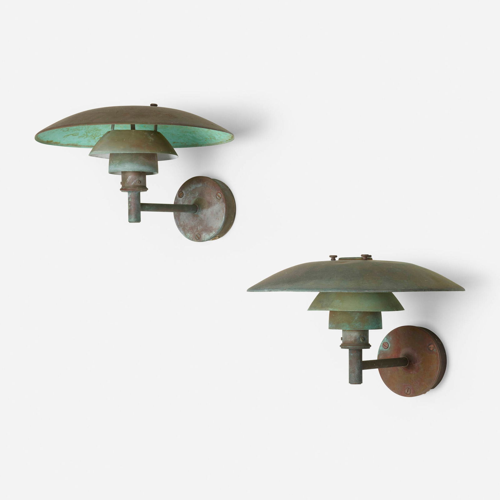 Poul Henningsen, PH 4/3 wall lamps, pair (1 of 3)