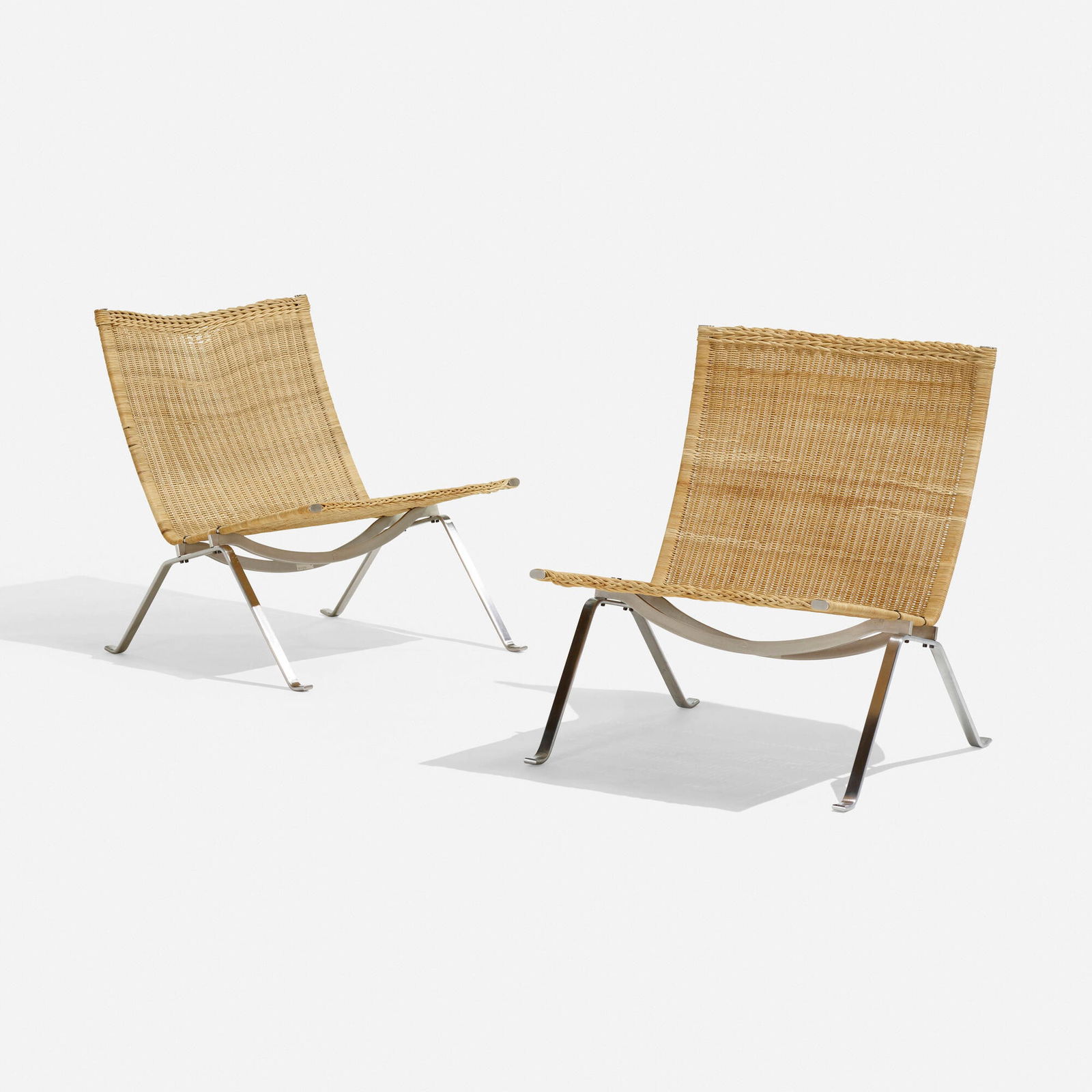 Poul Kjaerholm, PK 22 lounge chairs, pair (1 of 4)