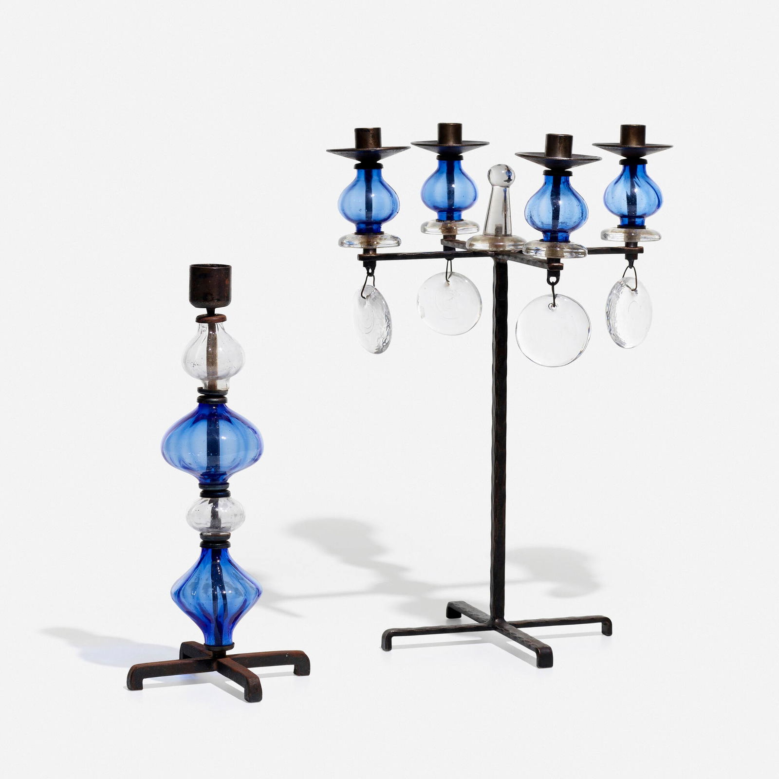 Erik Hoglund, Candelabrum and candlestick (1 of 4)