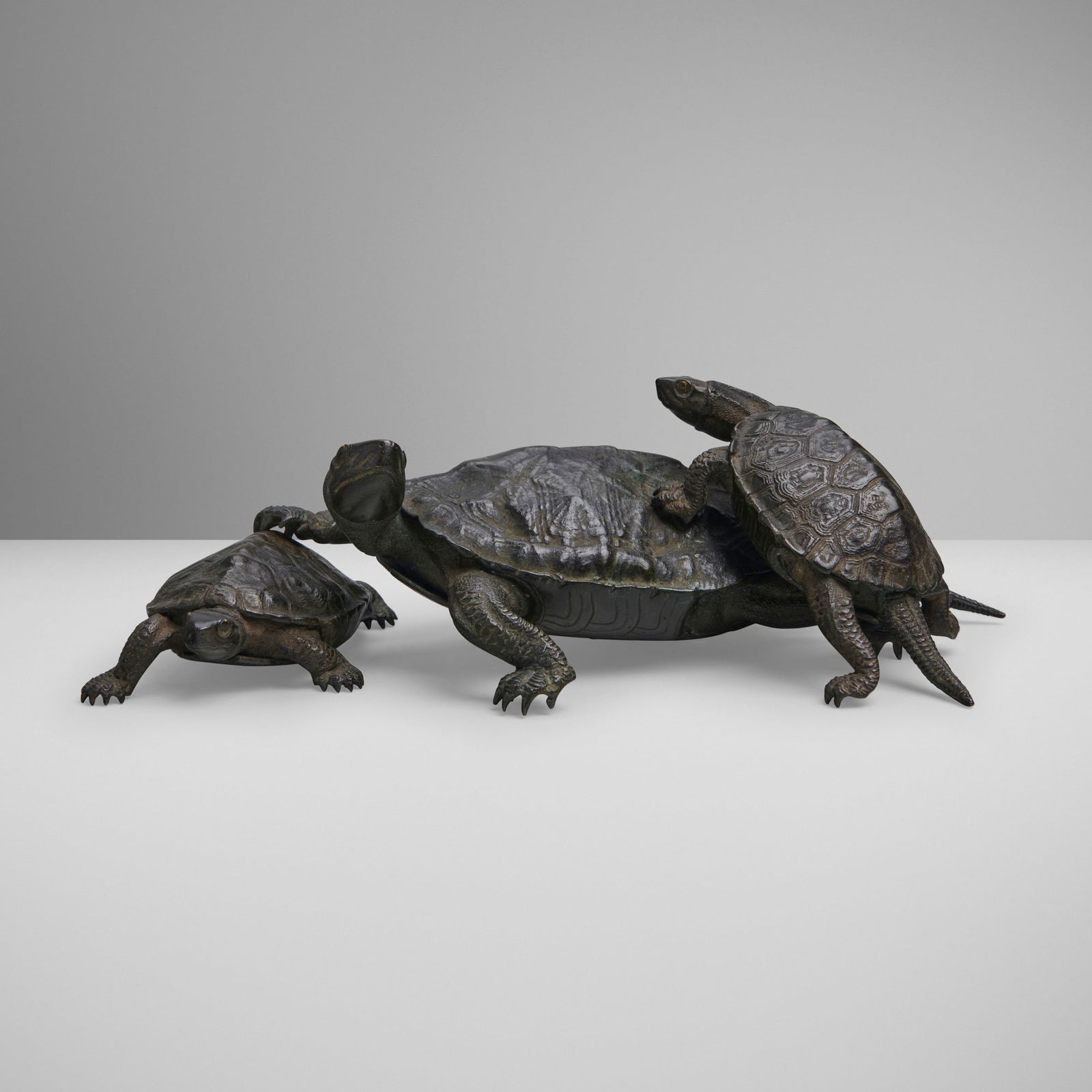 Japanese, Okimono of turtles (1 of 5)