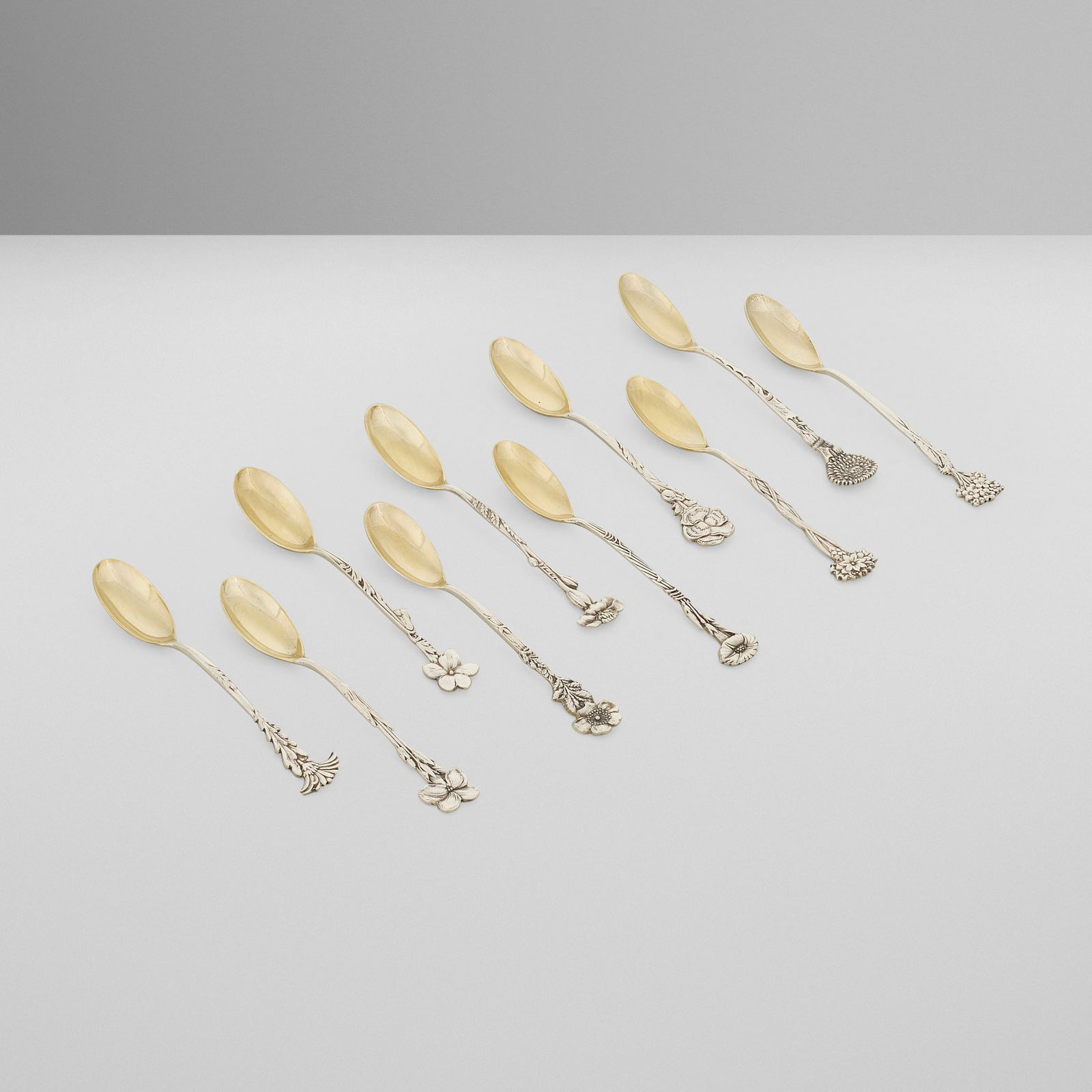 Tiffany & Co., Floral demitasse spoons (1 of 4)