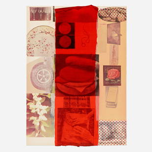 Robert Rauschenberg, Flirt: Robert Rauschenberg Flirt 1979screenprint in colors and collage 32 h x 22.25 w in (81 x 57 cm) Signed, dated and numbered to lower right 'Rauschenberg 26/100 79'. This work is number 26 from t