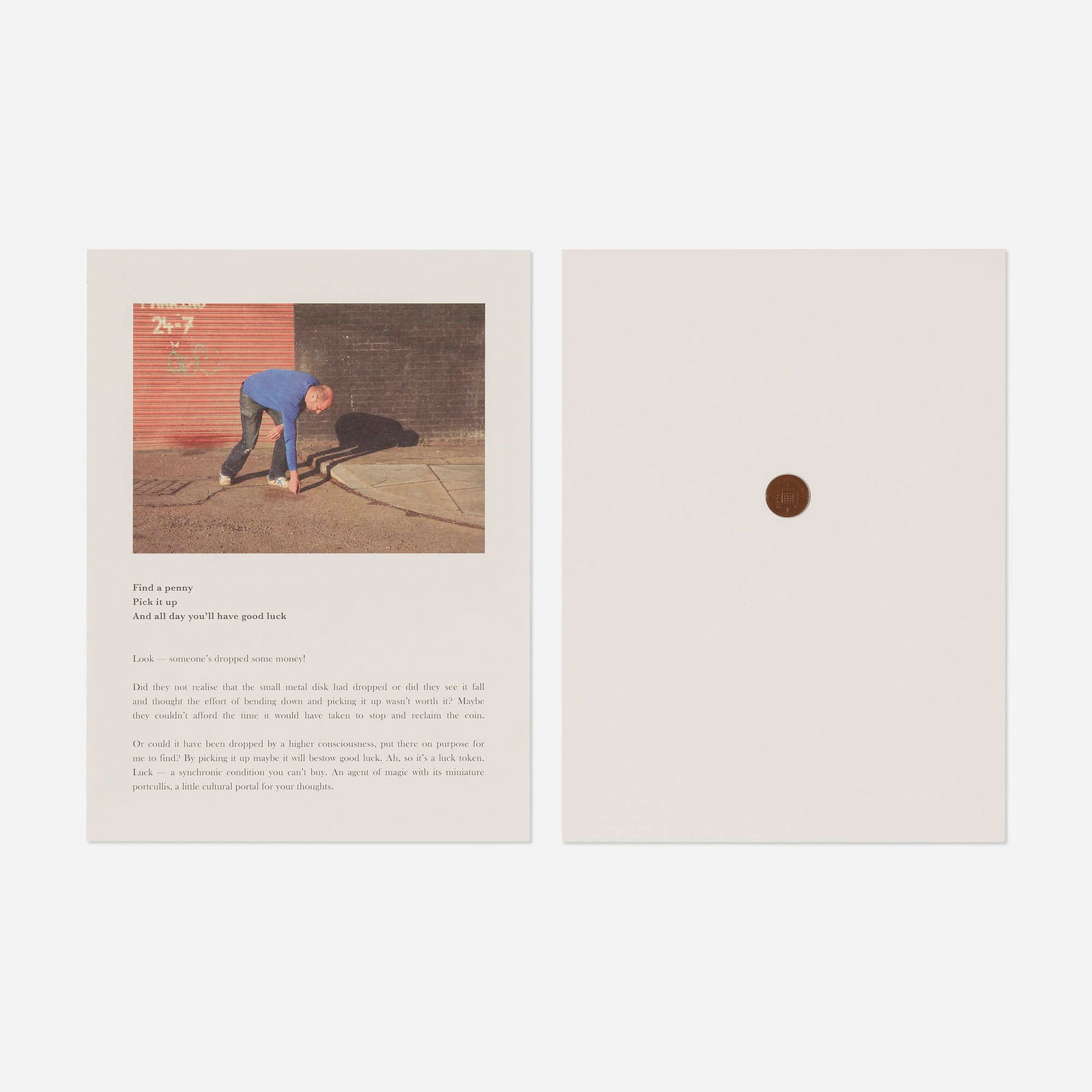 Gavin Turk, Untitled (Found Coin) (1 of 4)