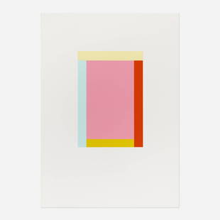 Imi Knoebel, Untitled: Imi Knoebel Untitled (from the Grace Kelly II portfolio) 1990screenprint in colors on Schoellerhammer image: 19.625 h x 13.5 w in (50 x 34 cm) sheet: 40 h x 28.75 w in (102 x 73 cm) This wo