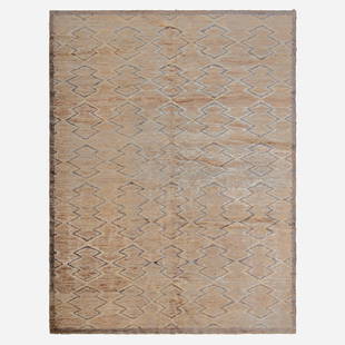 Bunny Williams, Aztec pile carpet: Bunny Williams Aztec pile carpet Doris Leslie BlauUSA, 21st centuryhand-knotted hemp fiber 9' x 12' in (274 x 366 cm) This work will ship from Lambertville, New Jersey.