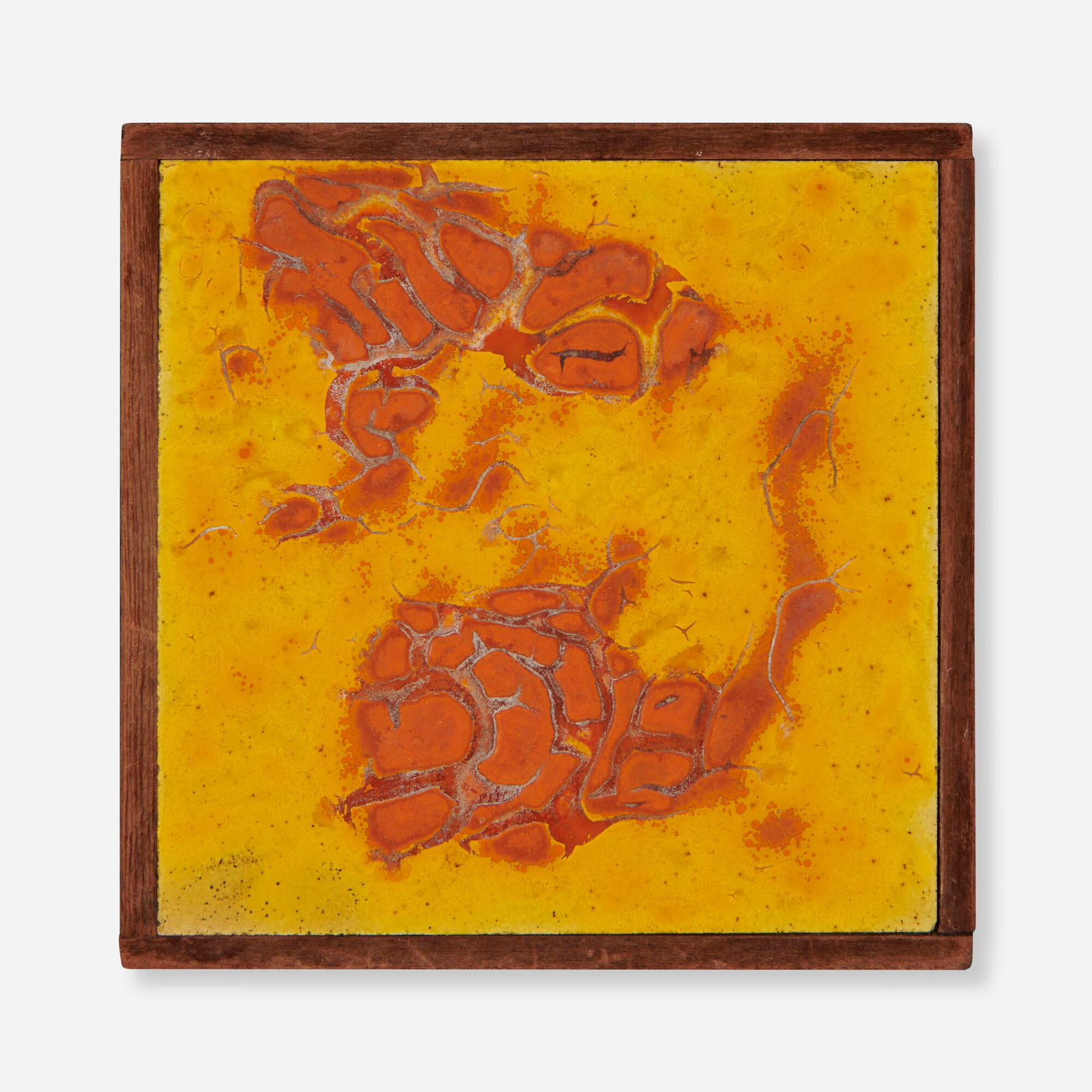 Doyle Lane, Untitled (clay painting) (1 of 3)