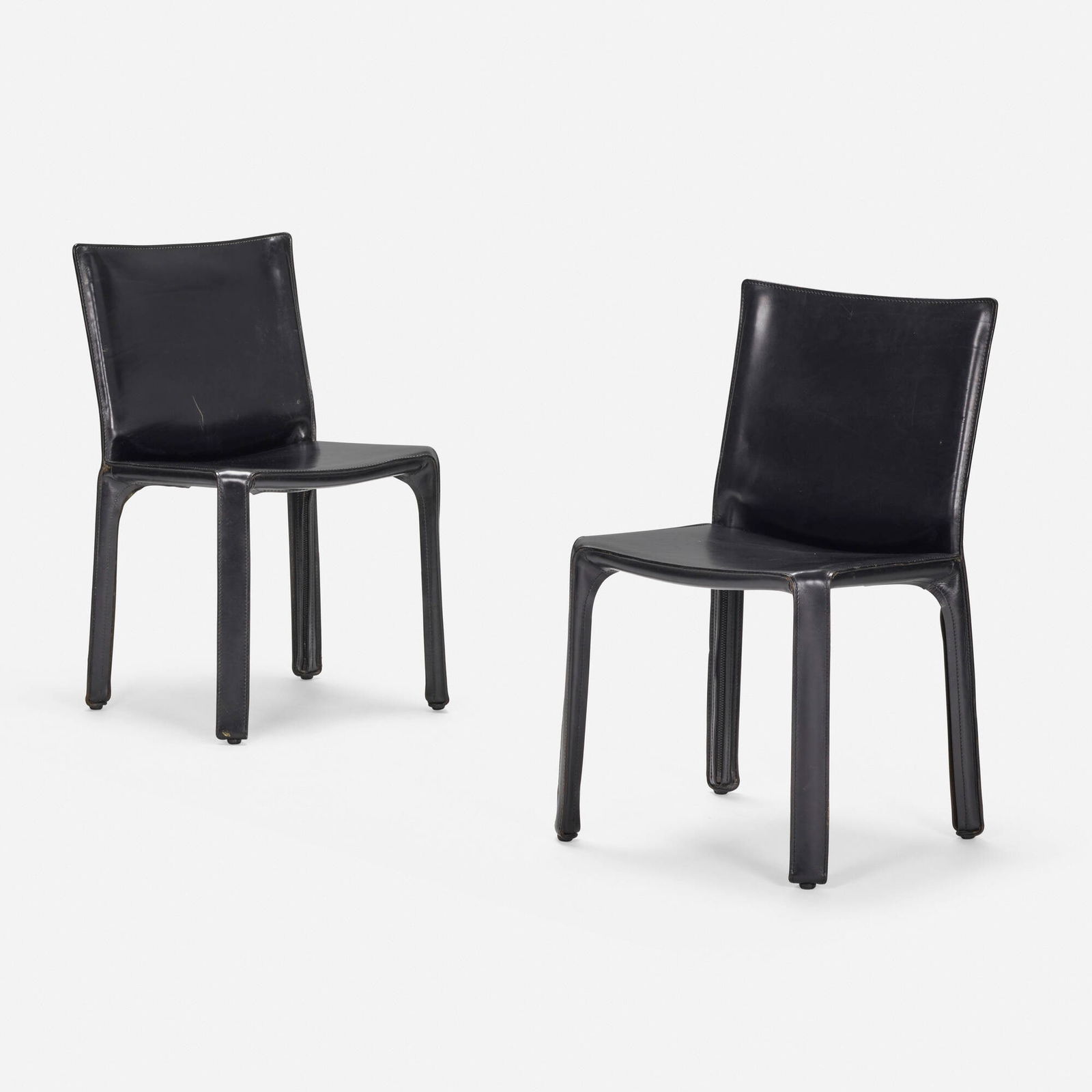 Mario Bellini, Cab chairs model 412, pair (1 of 4)