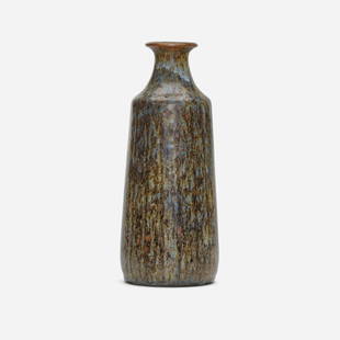 Erik Ploen, Vase: Erik Ploen Vase Norway, c. 1960glazed earthenware 12.825 h x 5 dia in (33 x 13 cm) Incised signature to underside 'Ploen Norway'. Provenance: Private Collection, Pacifi