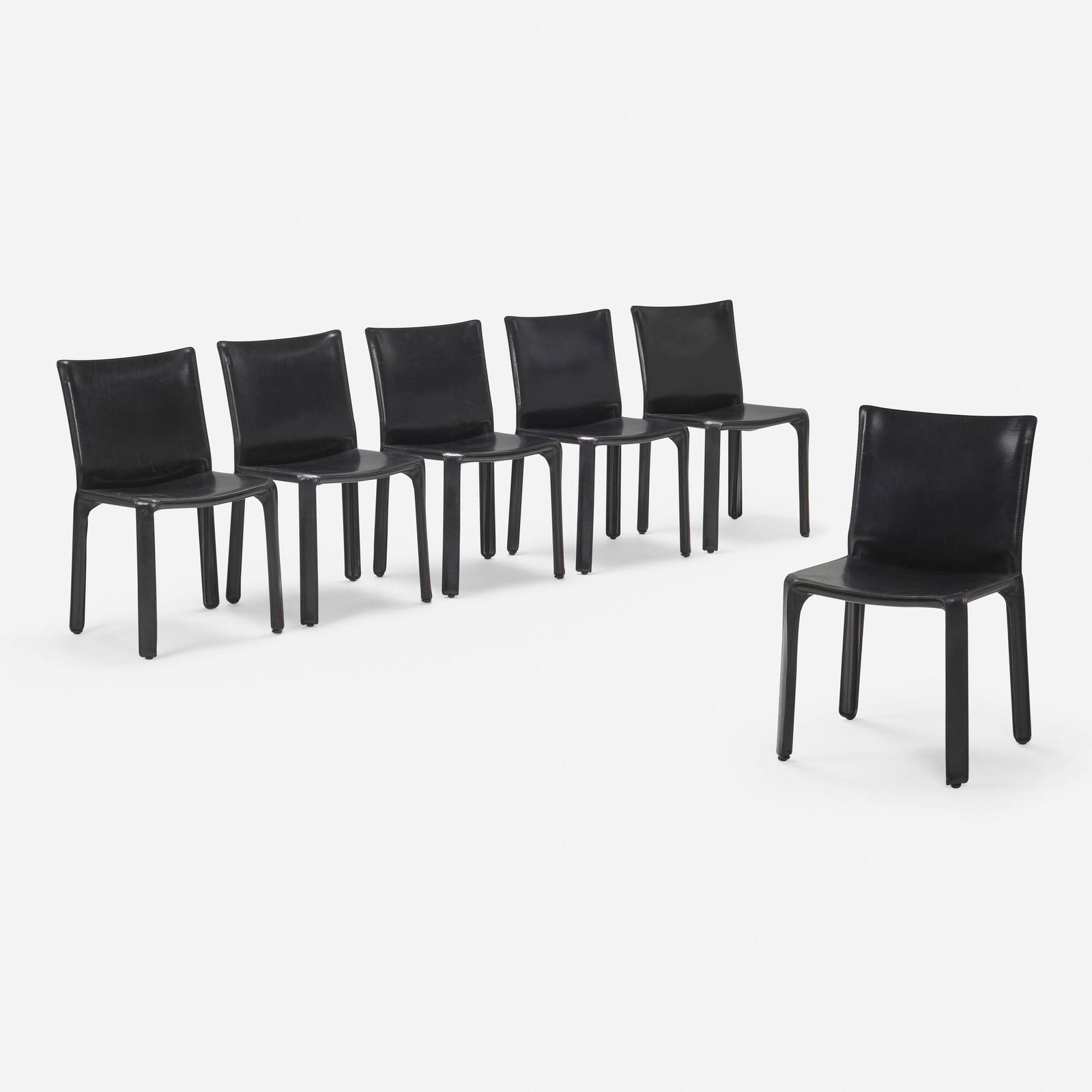 Mario Bellini, Cab chairs model 412, set of six (1 of 6)