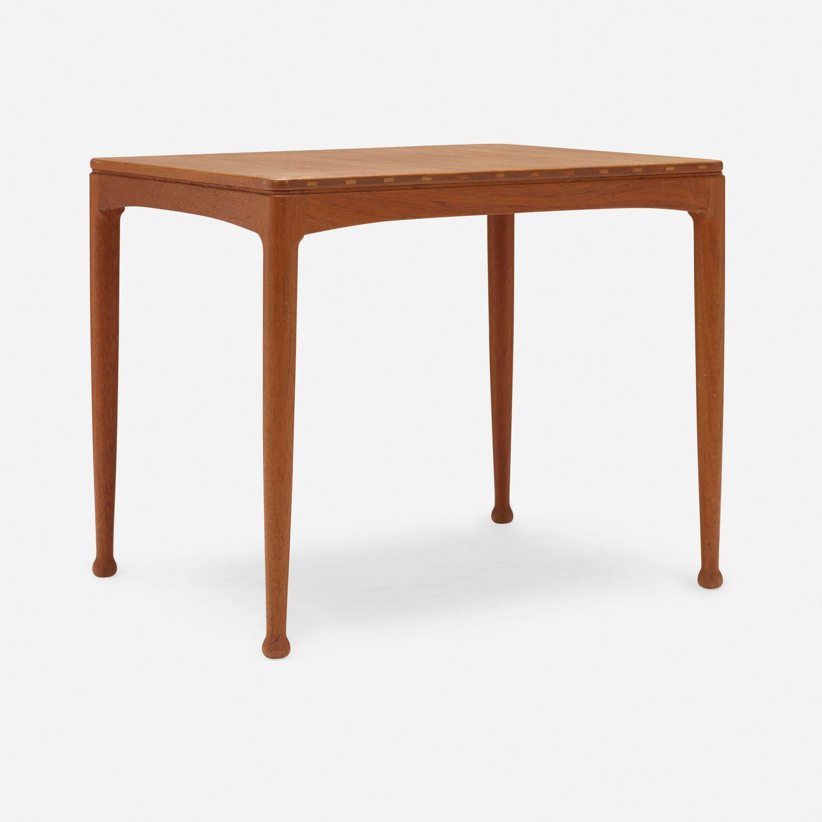 Engstrom and Myrstrand, Occasional table: Sven Engstrom and Gunnar Myrstrand Occasional table TingstromsSweden, c. 1955teak 20 h x 23.5 w x 17.75 d in (51 x 60 x 45 cm) Branded manufacturer's mark to underside 'Tingstroms Bra Bo