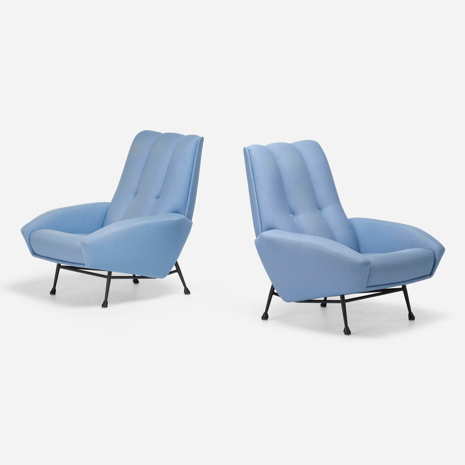 French, Lounge chairs, pair (1 of 4)