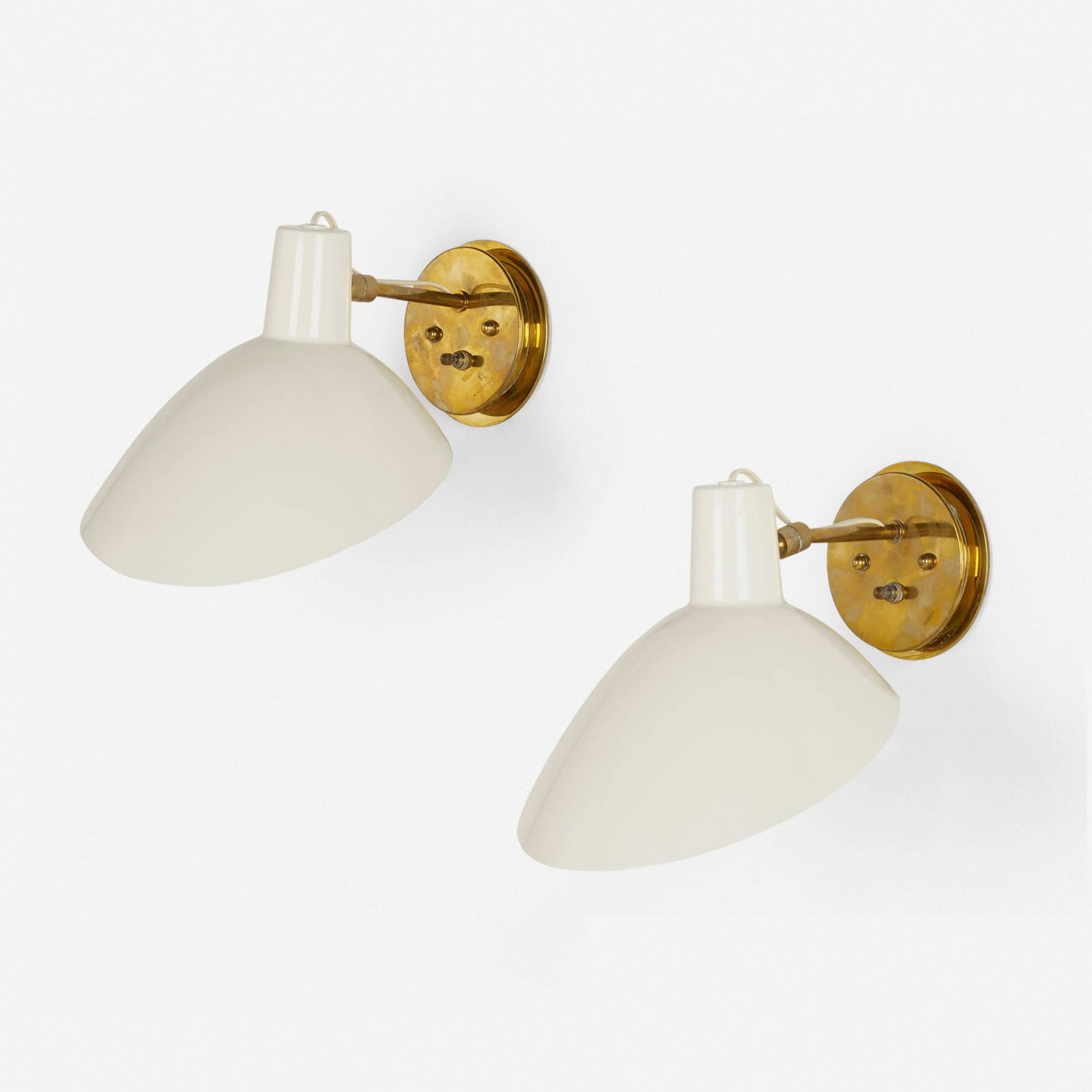 Vittoriano Vigano, Articulated sconces, pair (1 of 2)