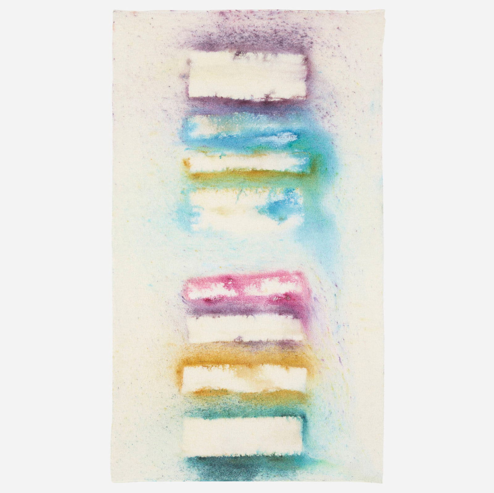 Sam Falls, Untitled (Topanga 1): Sam Falls Untitled (Topanga 1) 2011dyed terrycloth 60 h x 35 w in (152 x 89 cm) This work will ship from Los Angeles, California.