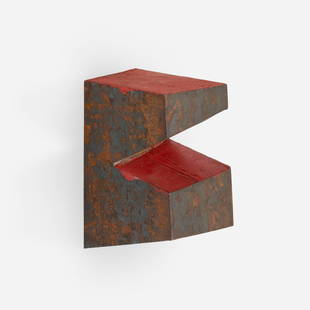 Richard Nonas, Untitled: Richard Nonas Untitled 1990 painted steel 3.75 h x 4.75 w x 2.5 d in (10 x 12 x 6 cm) Signed and dated 'Nonas 90'. This work will ship from Lambertville, New Jersey.