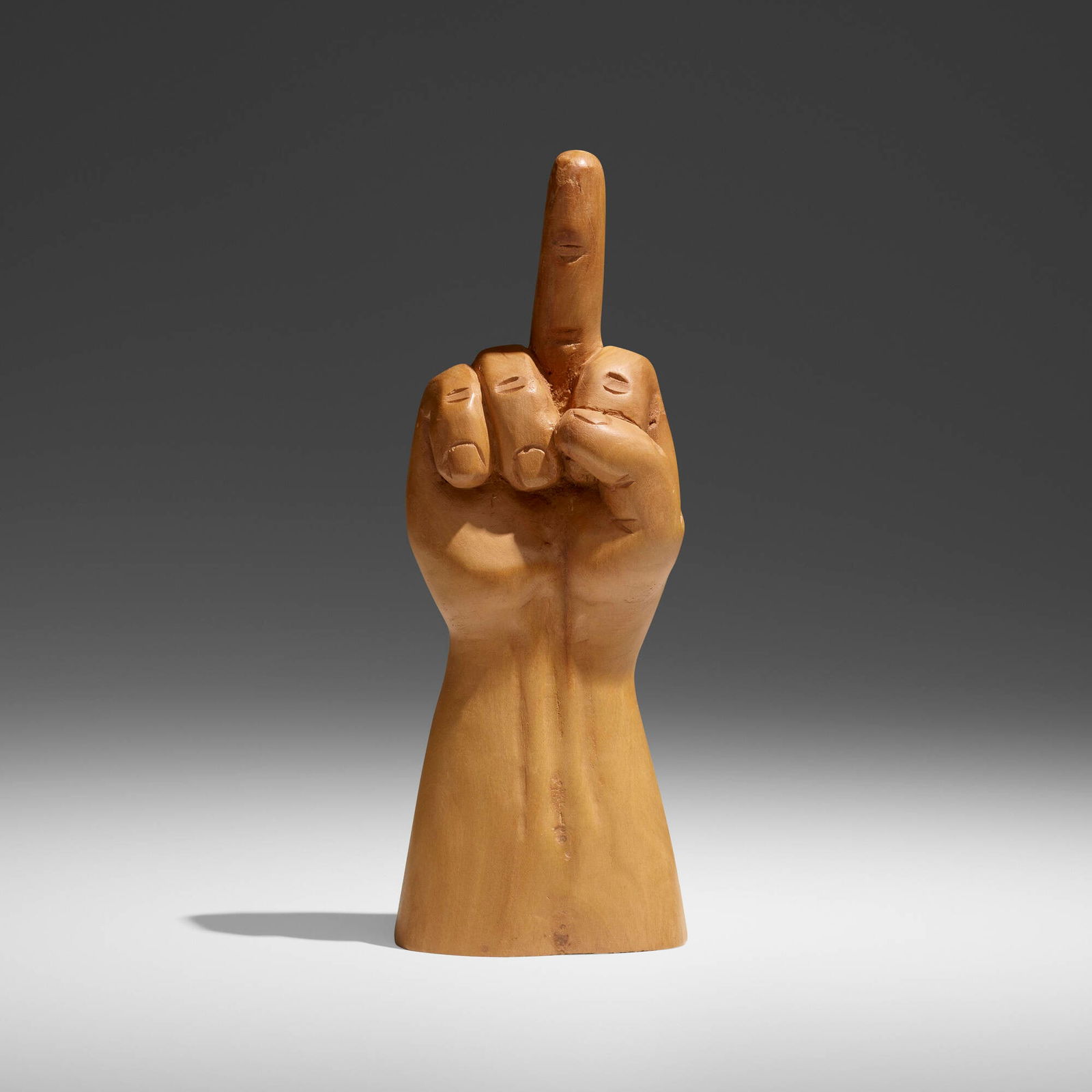 Ai Weiwei, Finger (from the Ex-Votos series): Ai Weiwei Finger (from the Ex-Votos series) 2018wood 10.75 h x 4 w x 3 d in (27 x 10 x 8 cm) This work is from the edition of an unknown size of unique variants handcrafted in Juazeiro do Nort