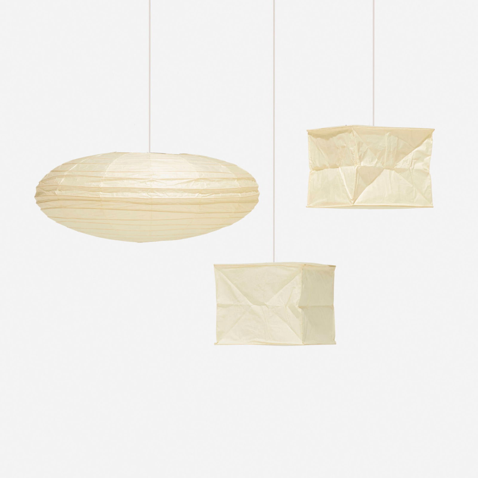 Isamu Noguchi, Three Akari light sculptures (1 of 4)