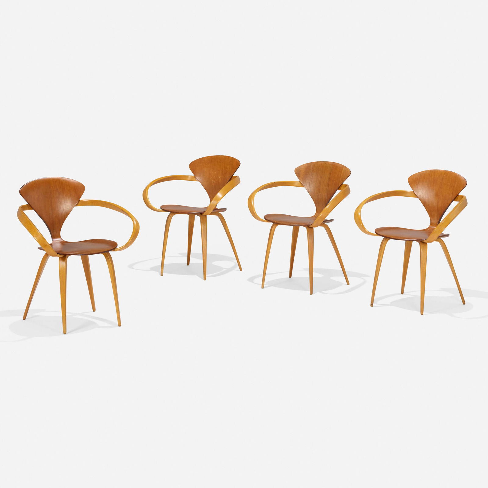 Norman Cherner, Armchairs, set of four (1 of 7)