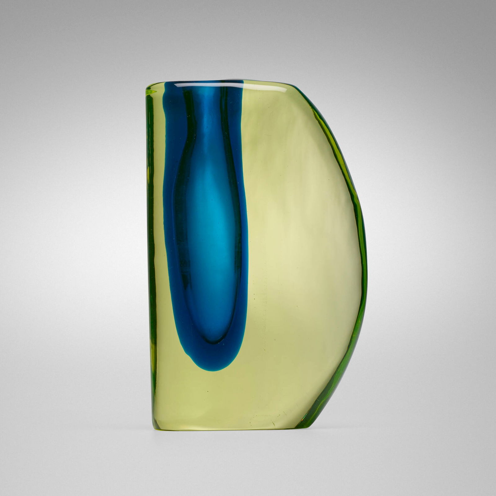Antonio da Ros, Momento vase: Antonio da Ros Momento vase CenedeseItaly, 1959sommerso glass 9.825 h x 6.25 w x 2.75 d in (25 x 16 x 7 cm) Provenance: Private Collection, Pacific Northwest