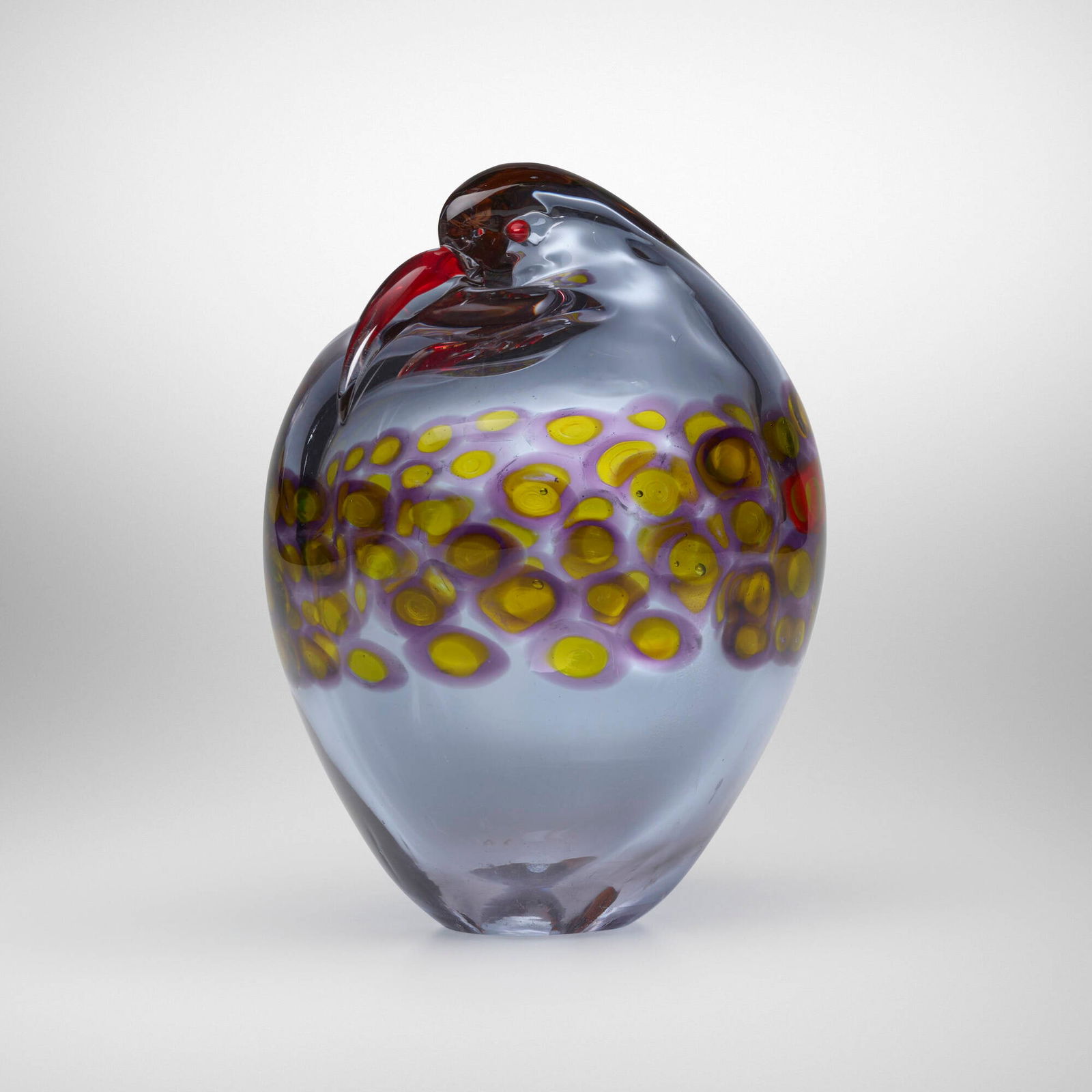 Antonio da Ros, Bird: Antonio da Ros Bird CenedeseItaly, c. 1960Alexandrite glass with internal decoration 7 h x 6 w x 4.75 d in (18 x 15 x 12 cm) This work features Alexandrite glass which changes col