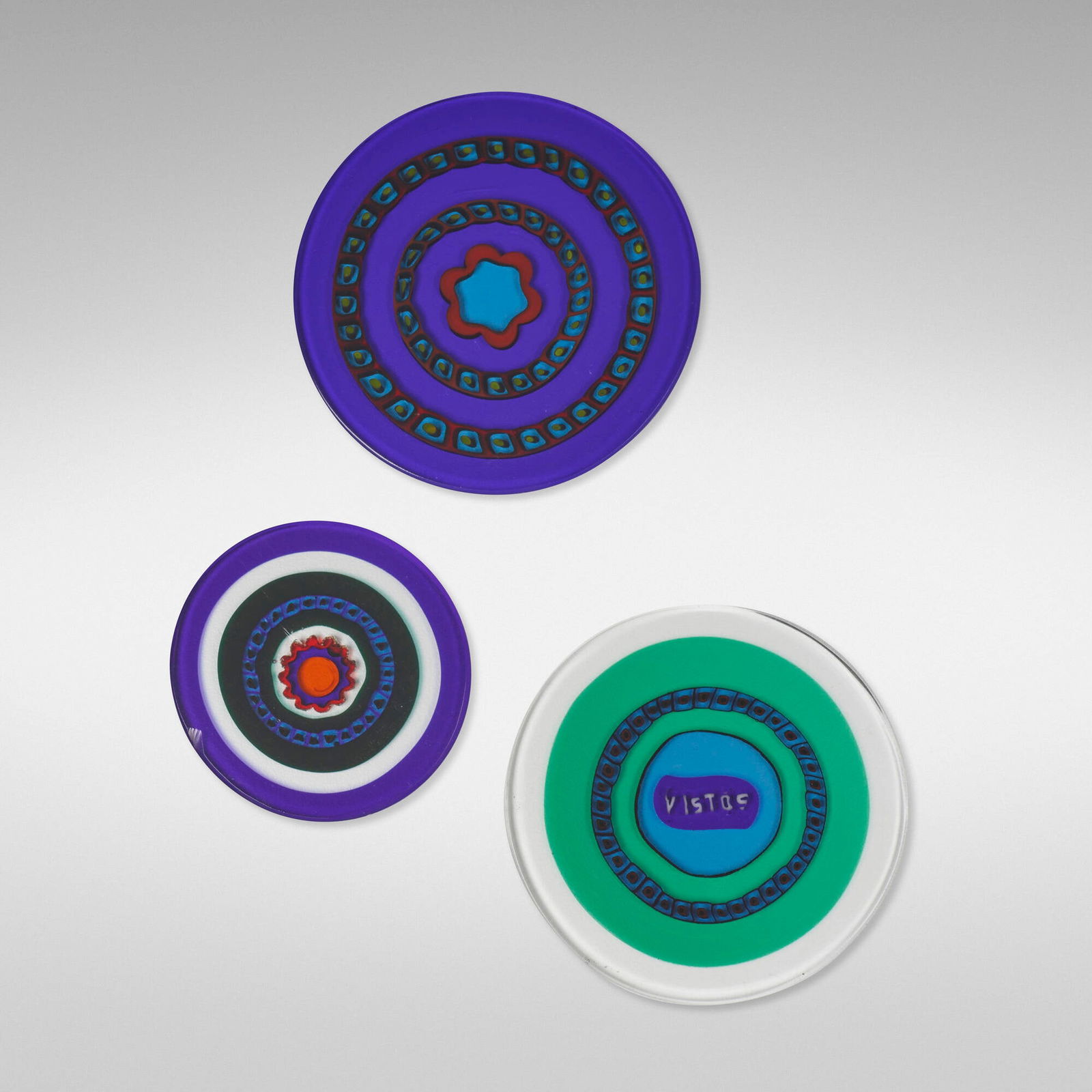 Vistosi, Murrine, set of three (1 of 3)