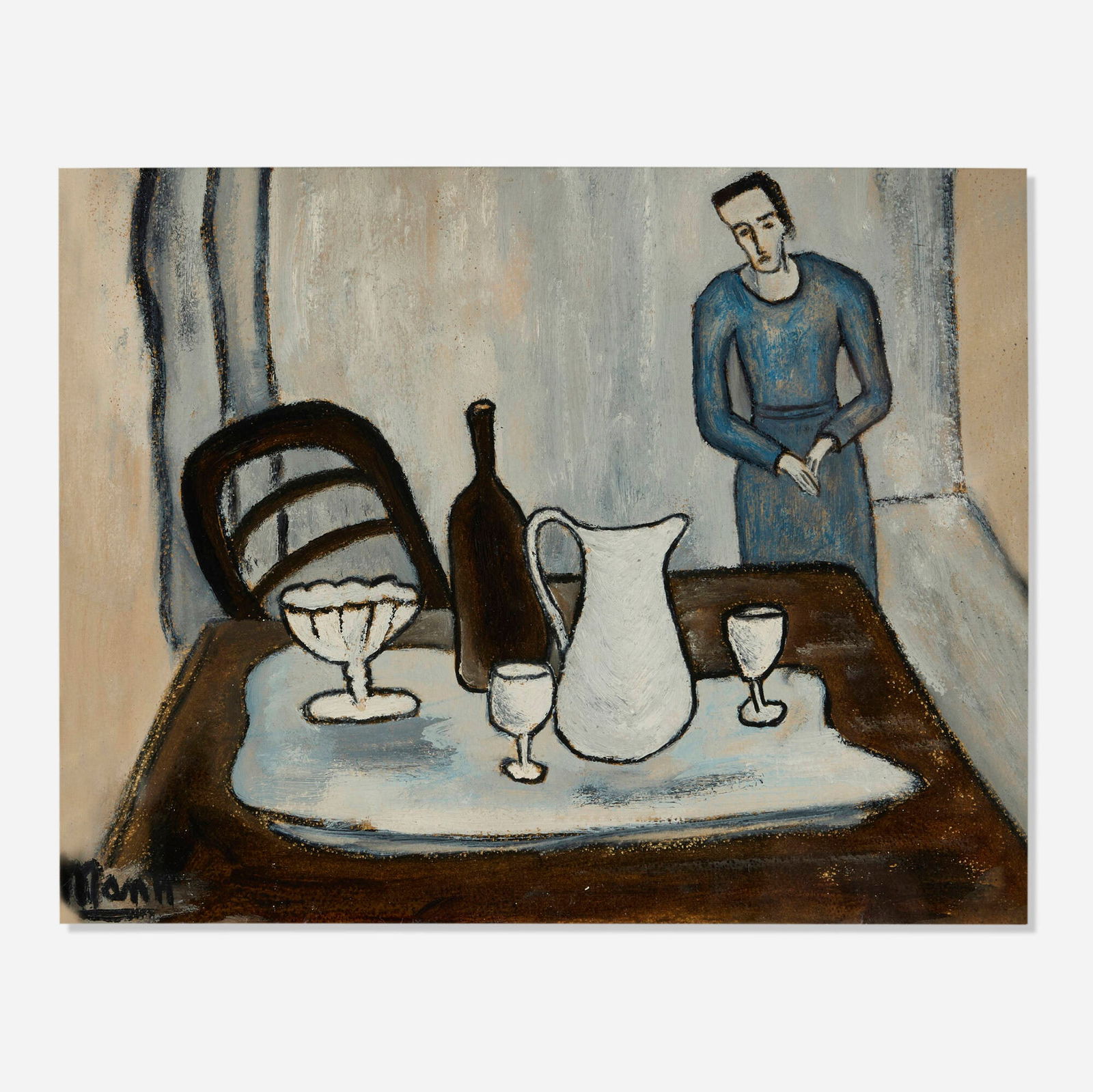 Helen Mann, Woman in Blue (1 of 4)