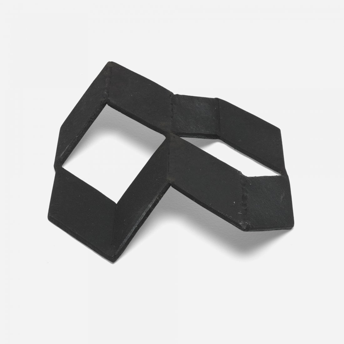 Charles Ginnever untitled (48): Charles Ginnever untitled (48) USA, 1974 welded corten steel 9 h x 11.75 w inches Impressed signature and date to edge 'C. Ginnever 1974'. Provenance: Sotheby's, New York, 1996 | Private collection, C