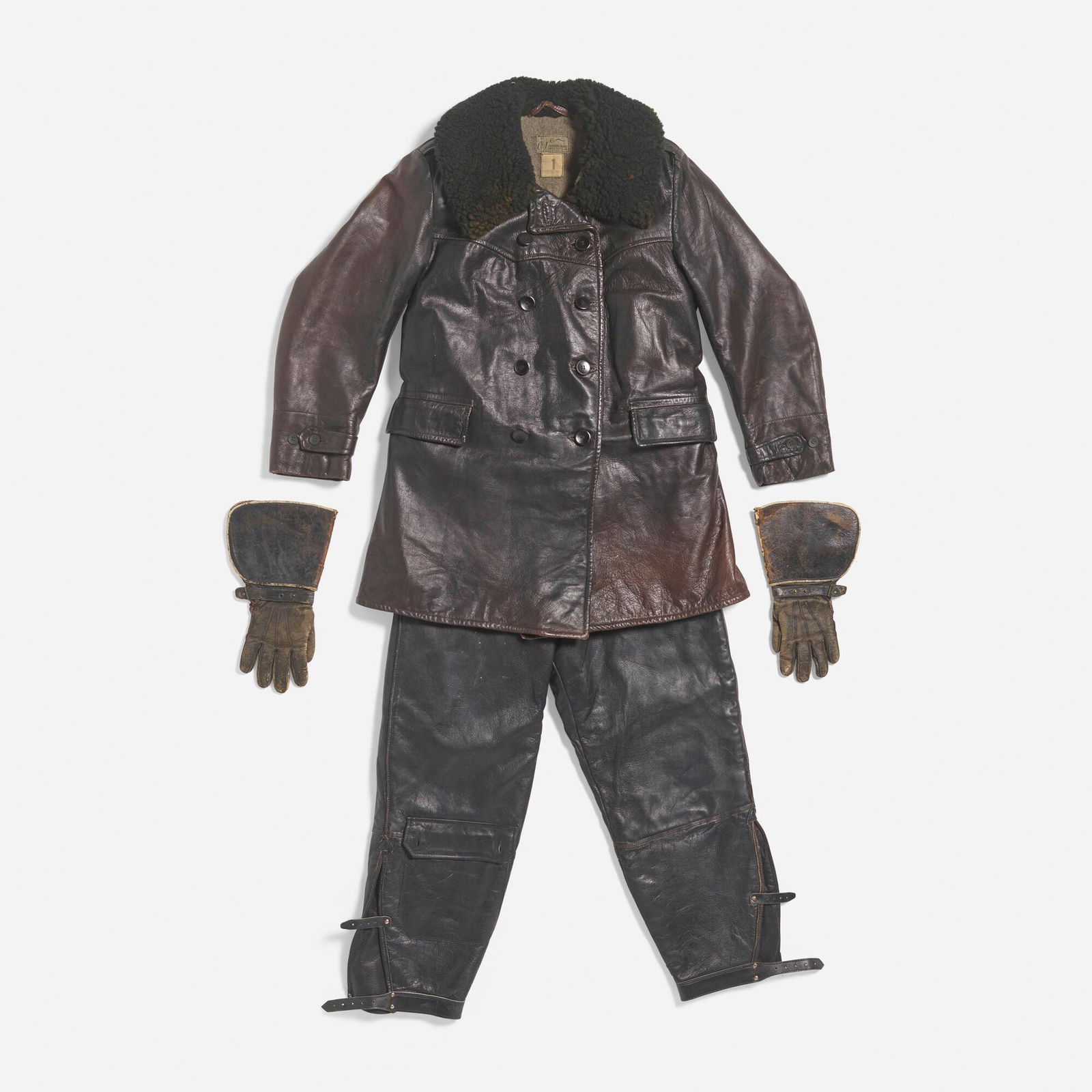 WWII Bomber jacket with pants and gloves (1 of 4)